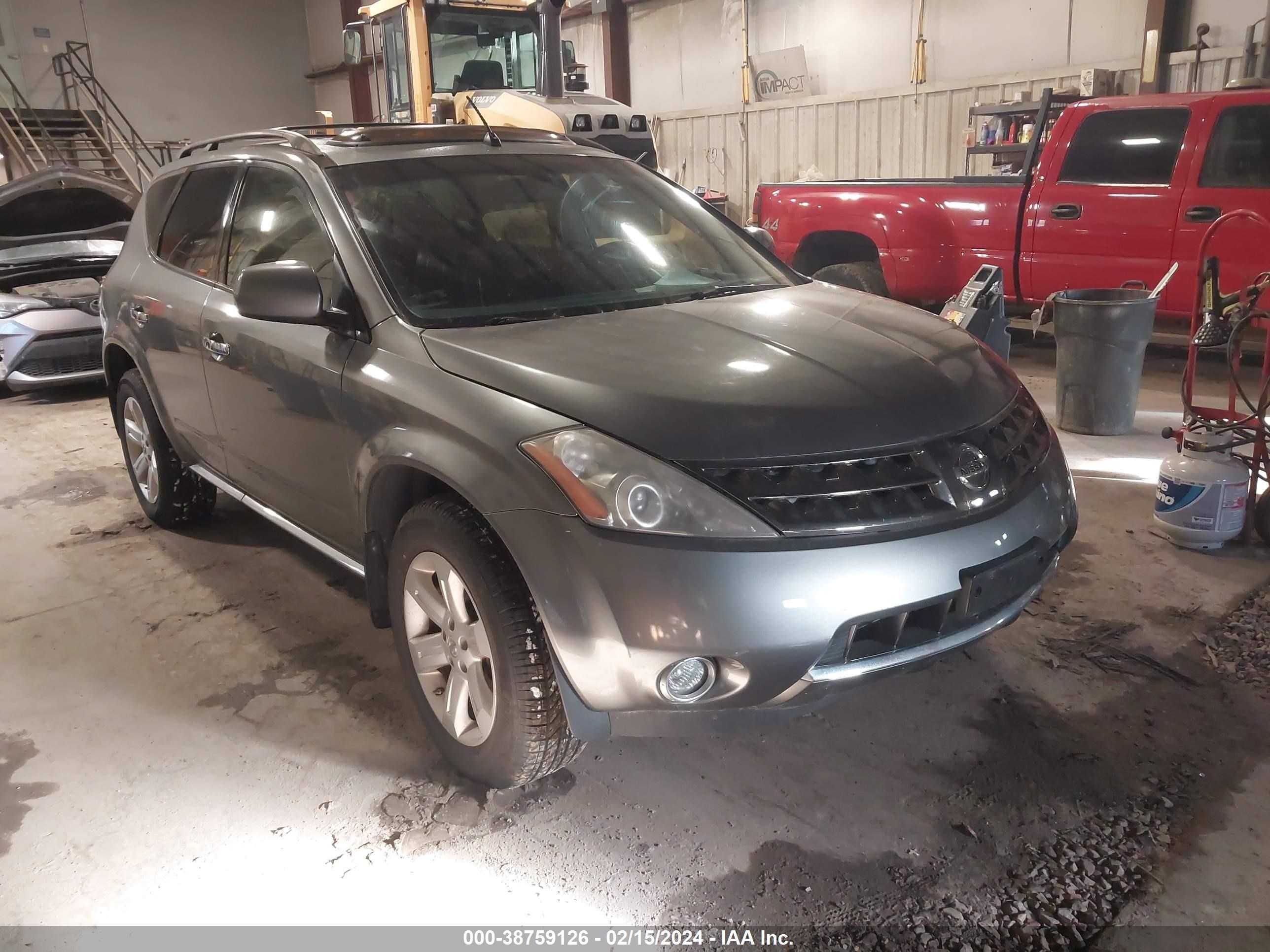 NISSAN MURANO 2007 jn8az08w17w657744