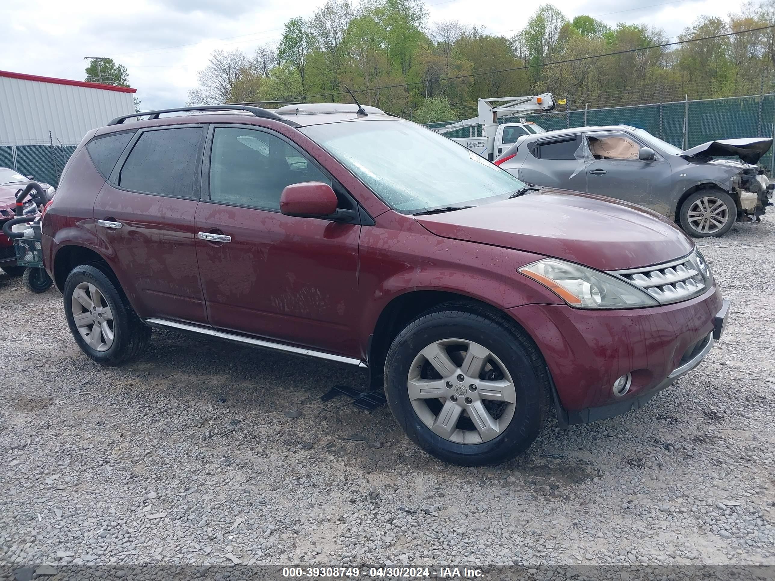 NISSAN MURANO 2007 jn8az08w17w659770