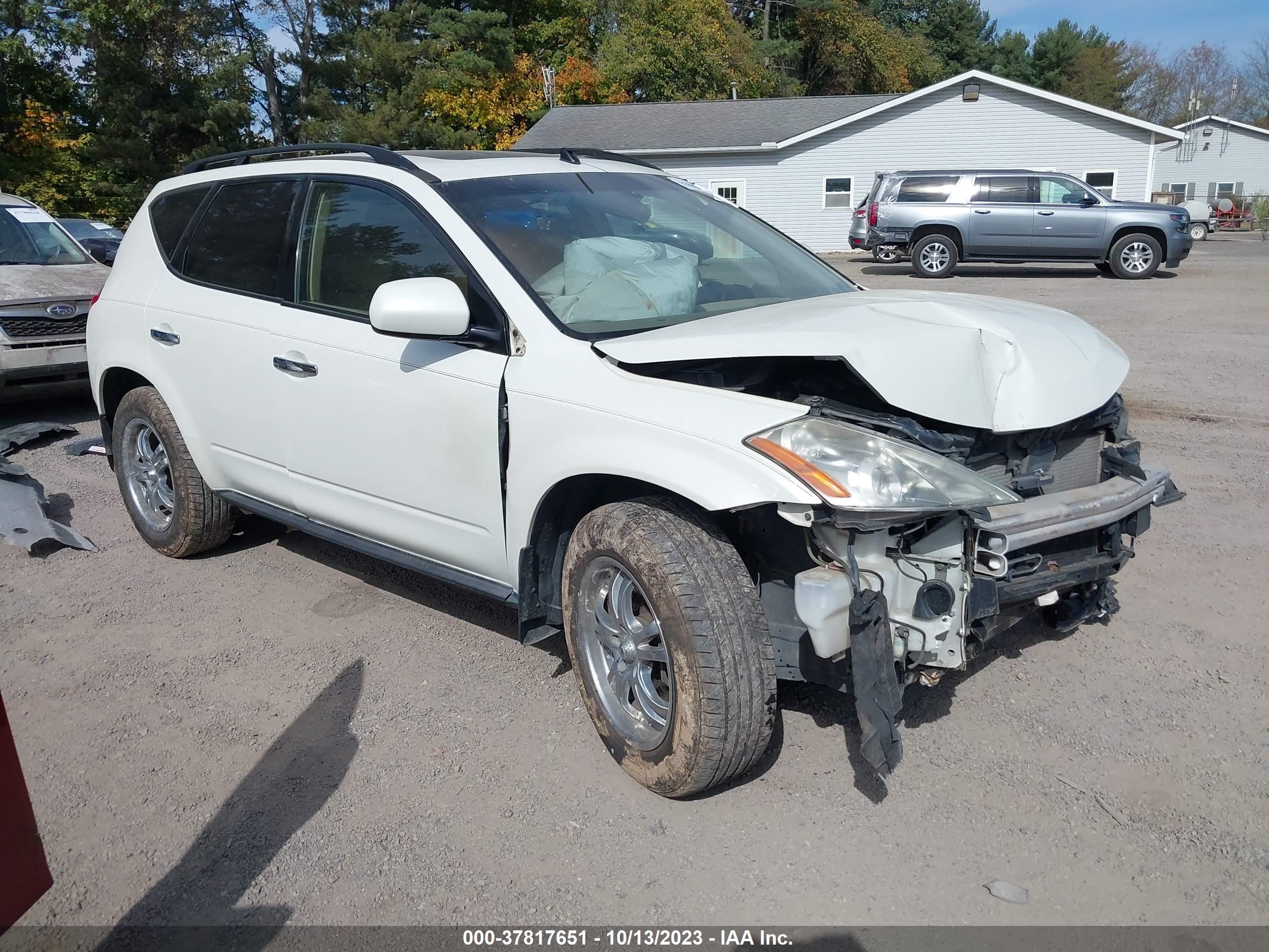 NISSAN MURANO 2004 jn8az08w24w340857