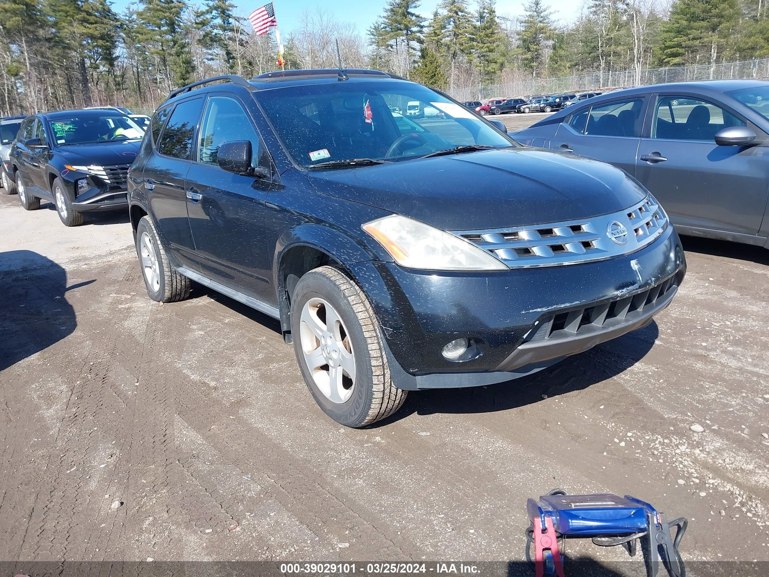 NISSAN MURANO 2005 jn8az08w25w441737