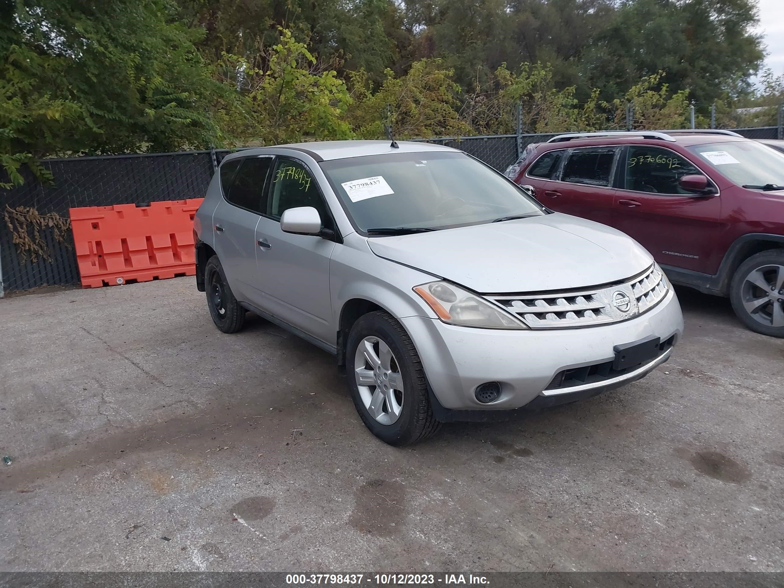 NISSAN MURANO 2007 jn8az08w27w627684