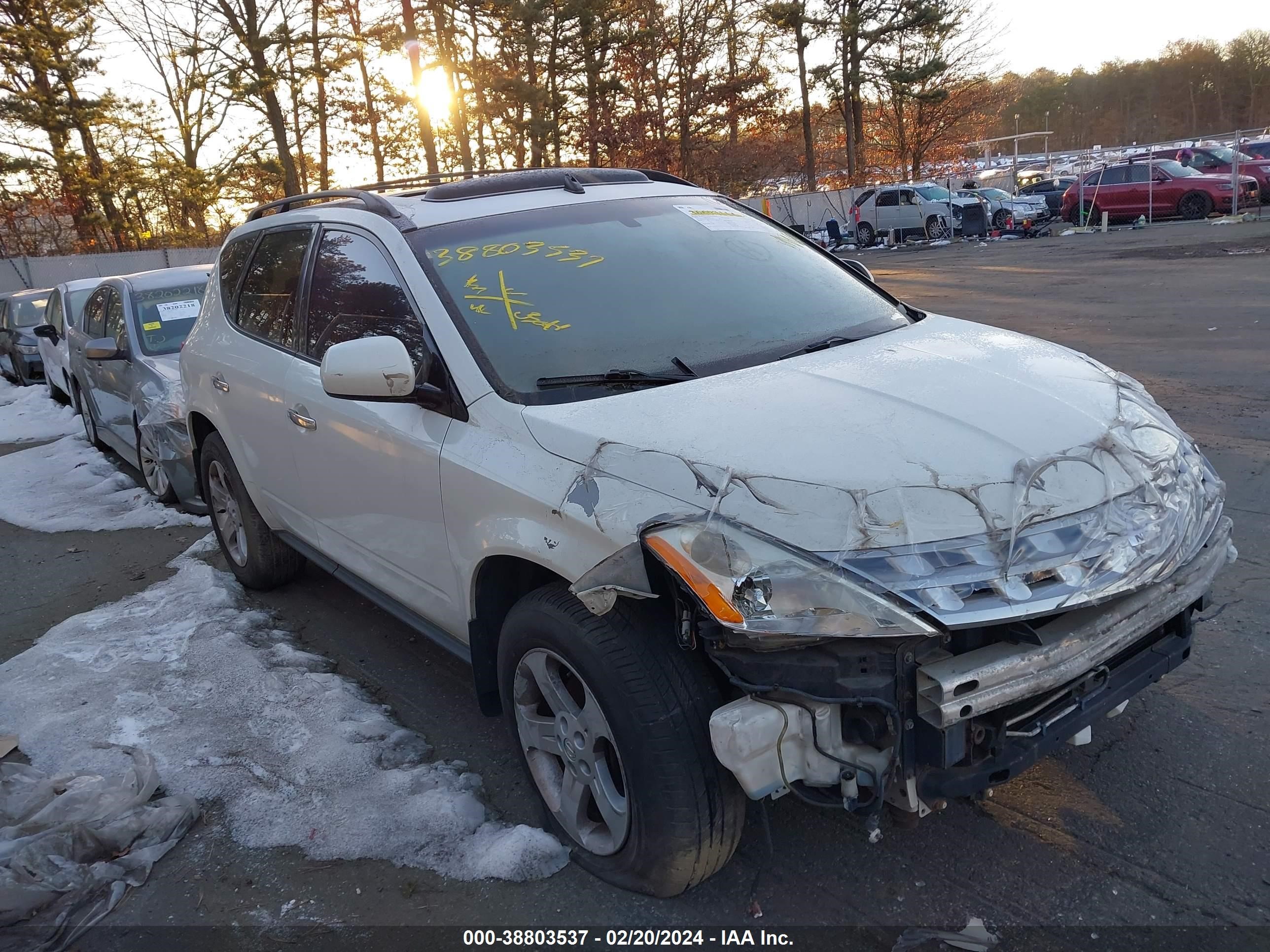 NISSAN MURANO 2004 jn8az08w34w325753