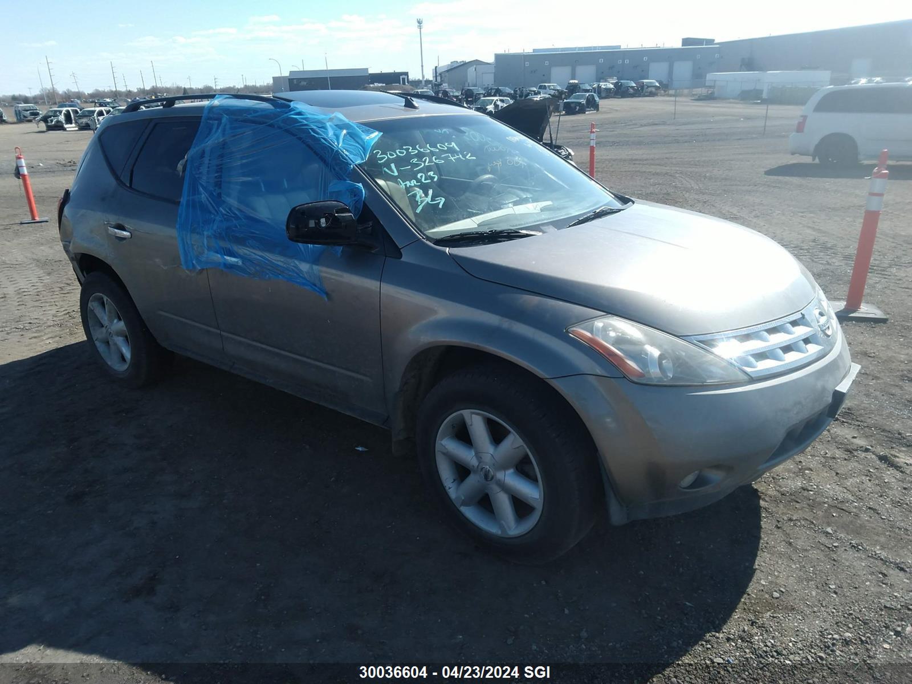 NISSAN MURANO 2004 jn8az08w34w326742