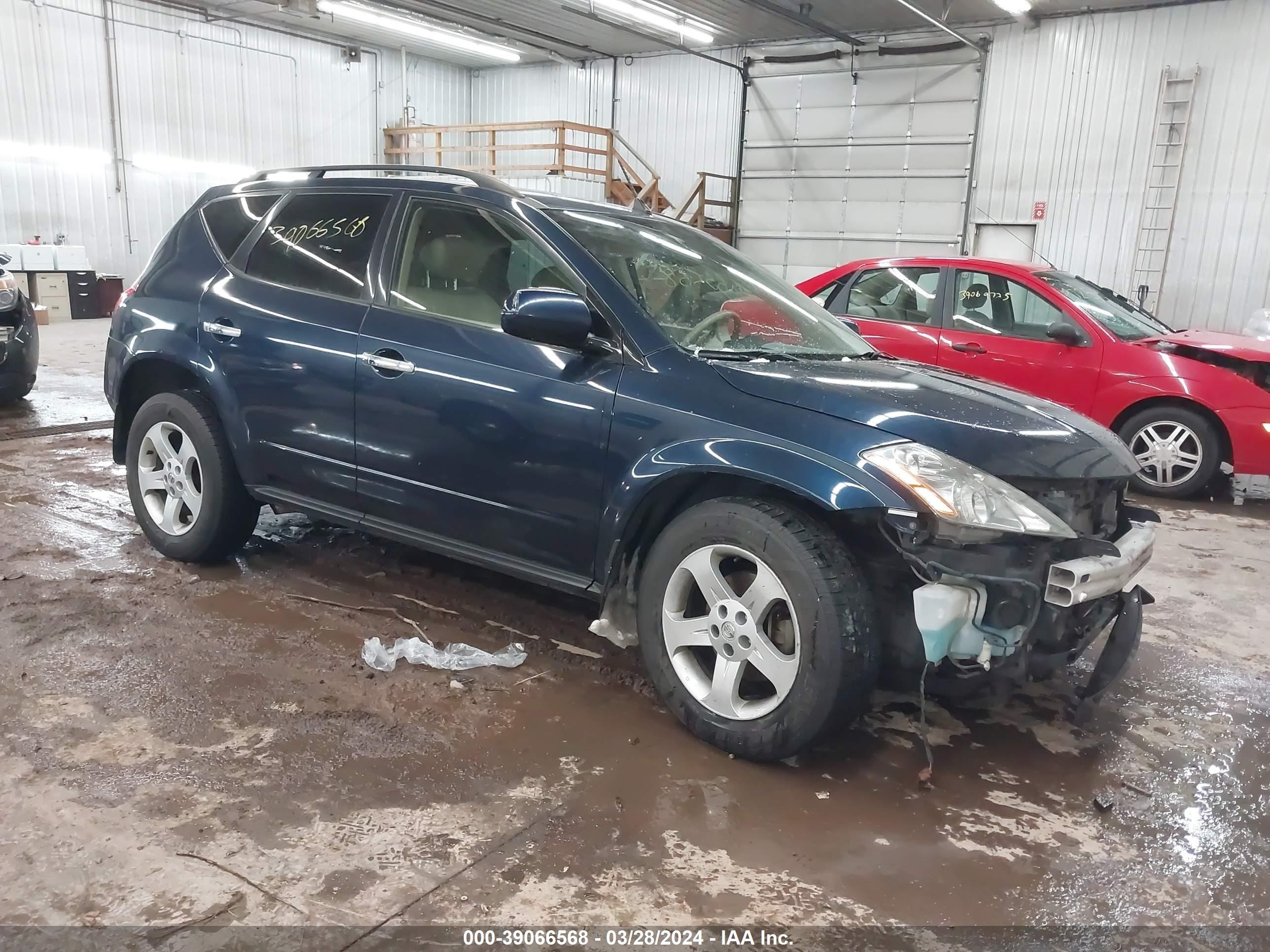 NISSAN MURANO 2004 jn8az08w34w336106