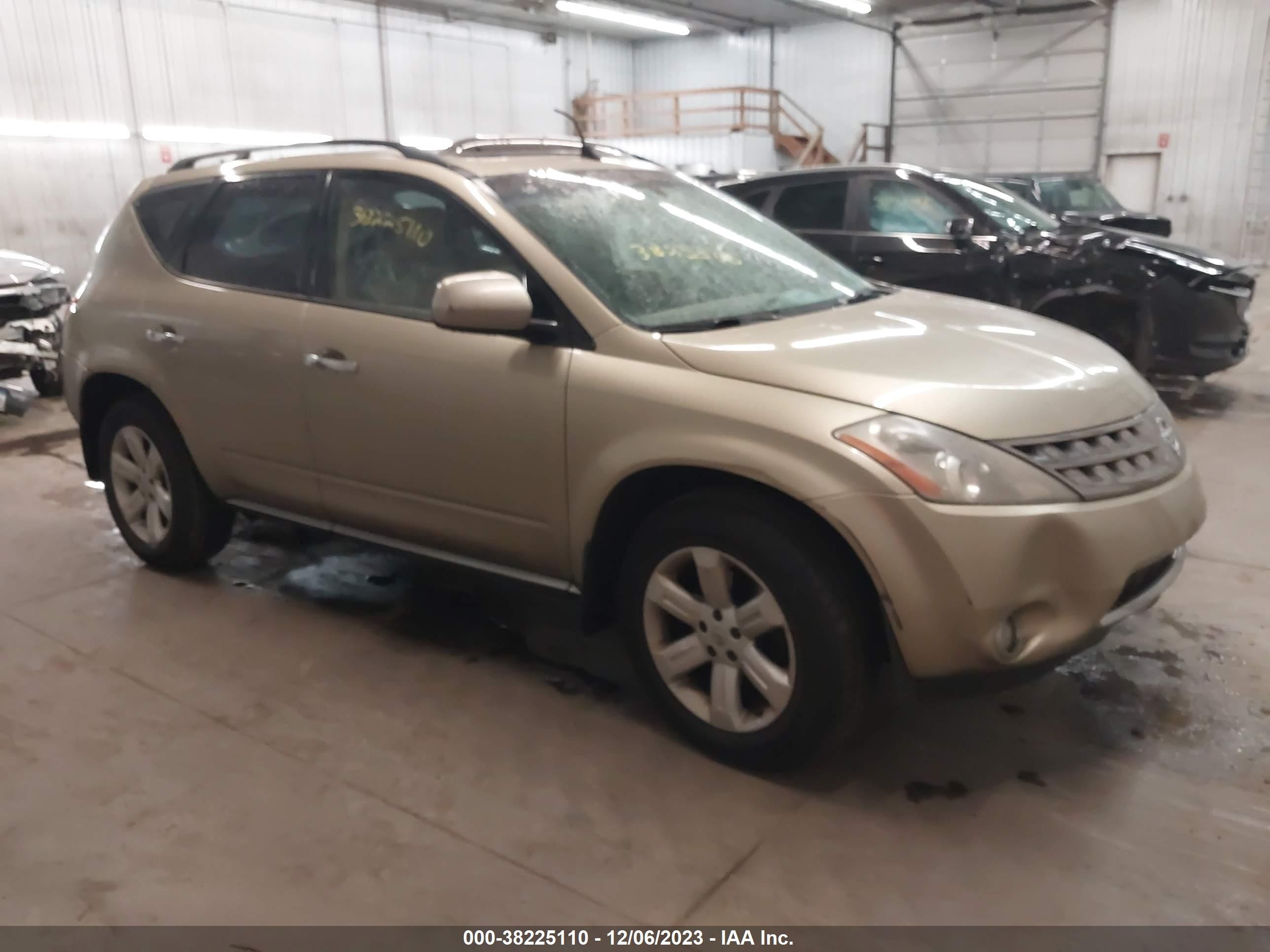 NISSAN MURANO 2006 jn8az08w36w509402