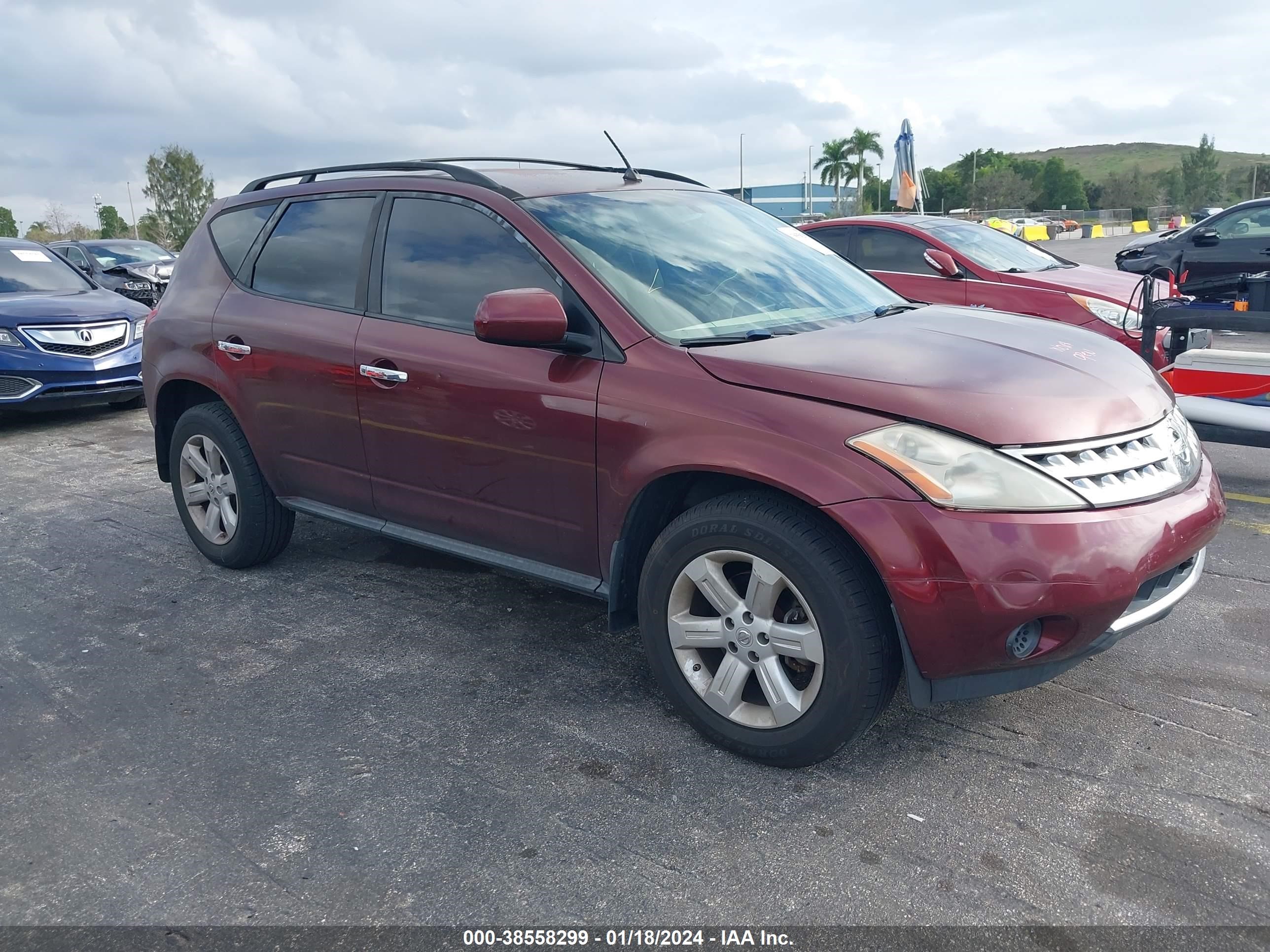 NISSAN MURANO 2007 jn8az08w37w617617