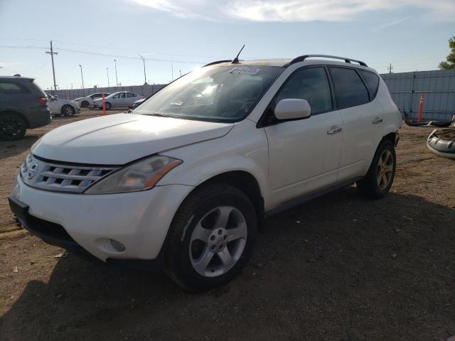 NISSAN MURANO SL 2003 jn8az08w43w211551