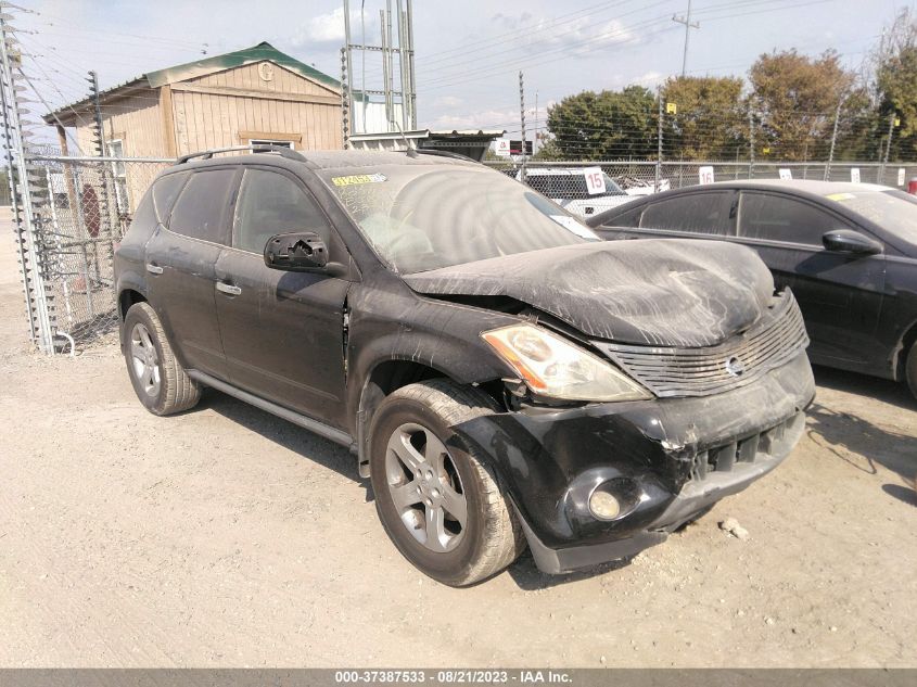 NISSAN MURANO 2003 jn8az08w53w232165