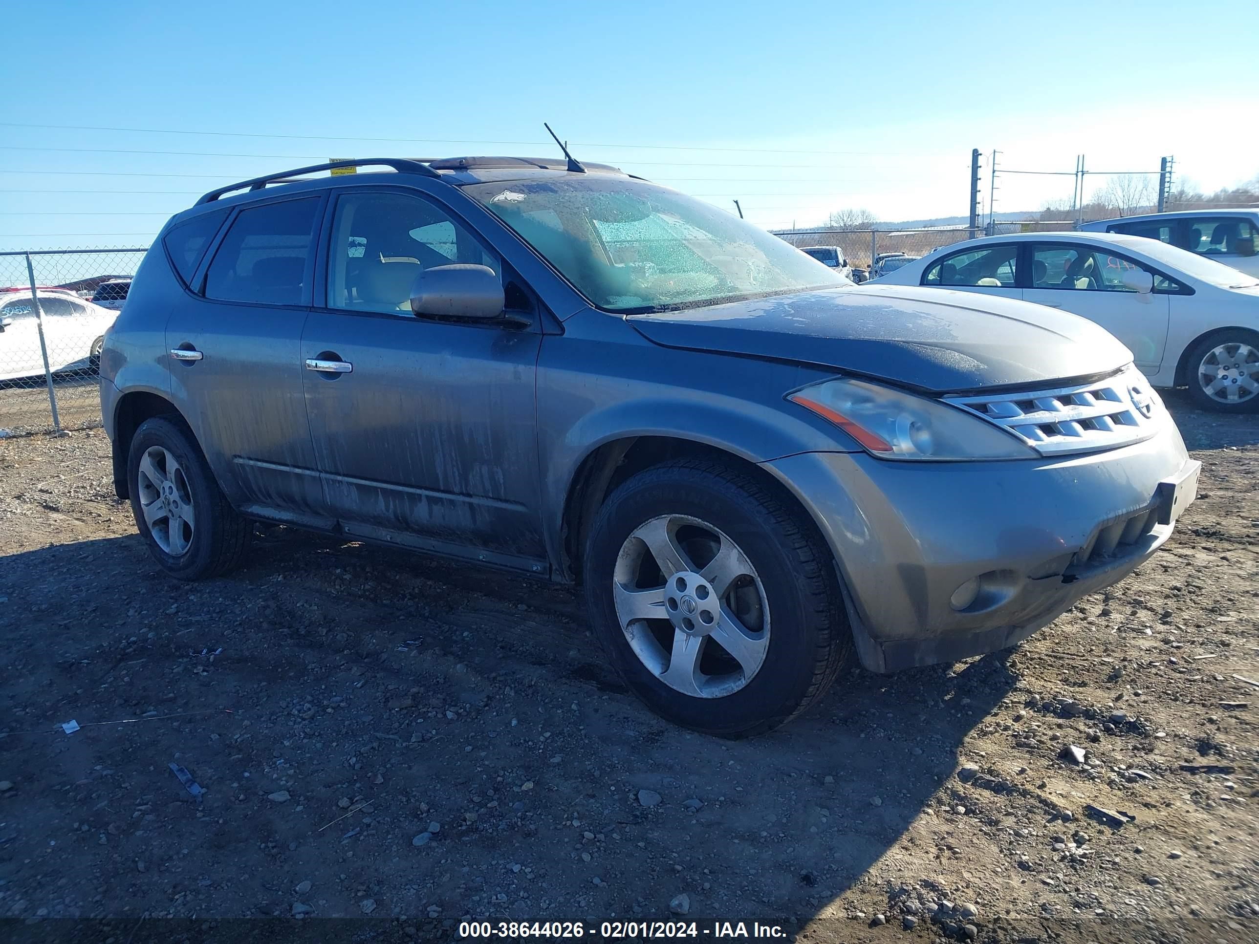 NISSAN MURANO 2005 jn8az08w55w404309