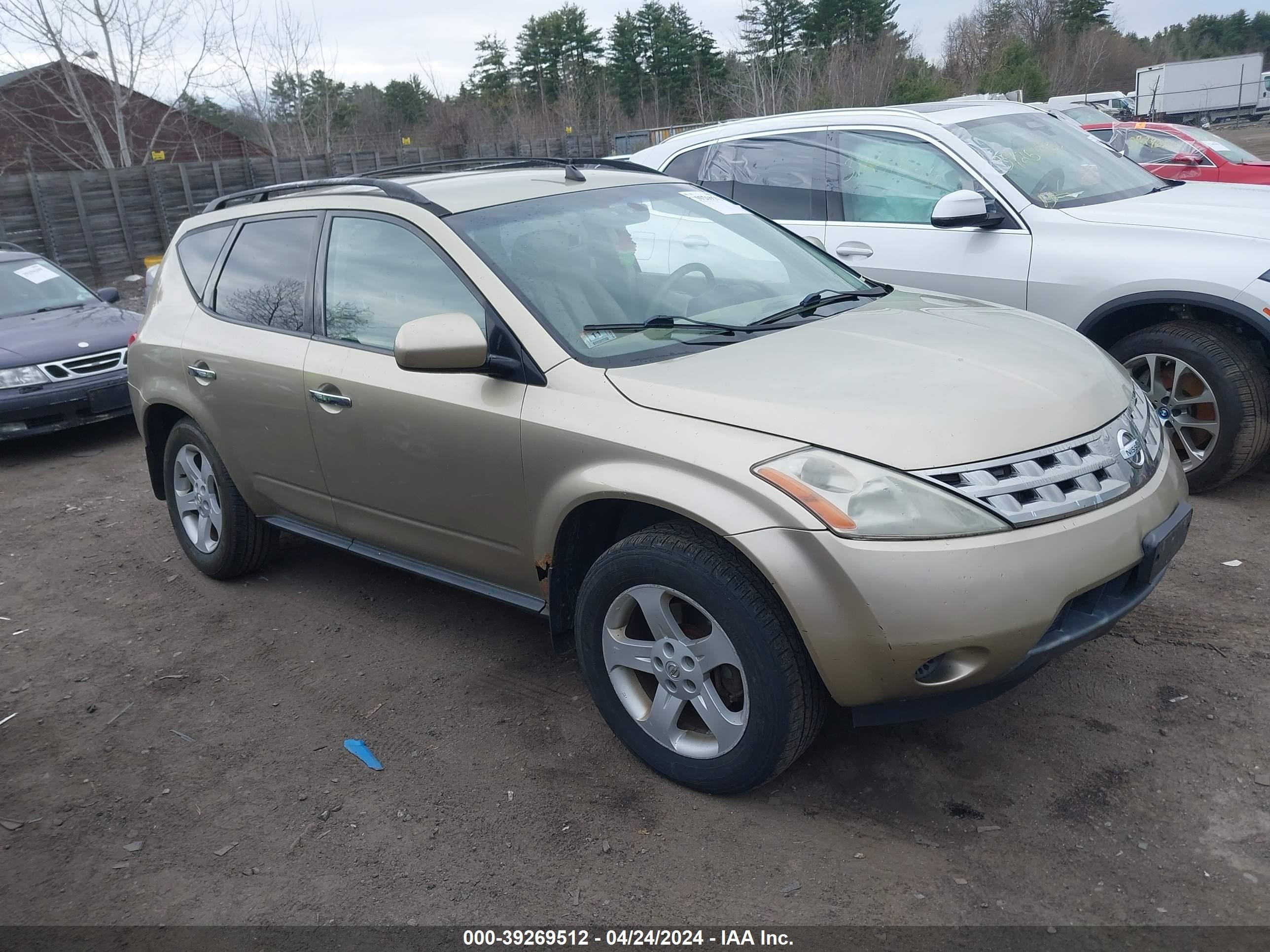 NISSAN MURANO 2005 jn8az08w55w424513