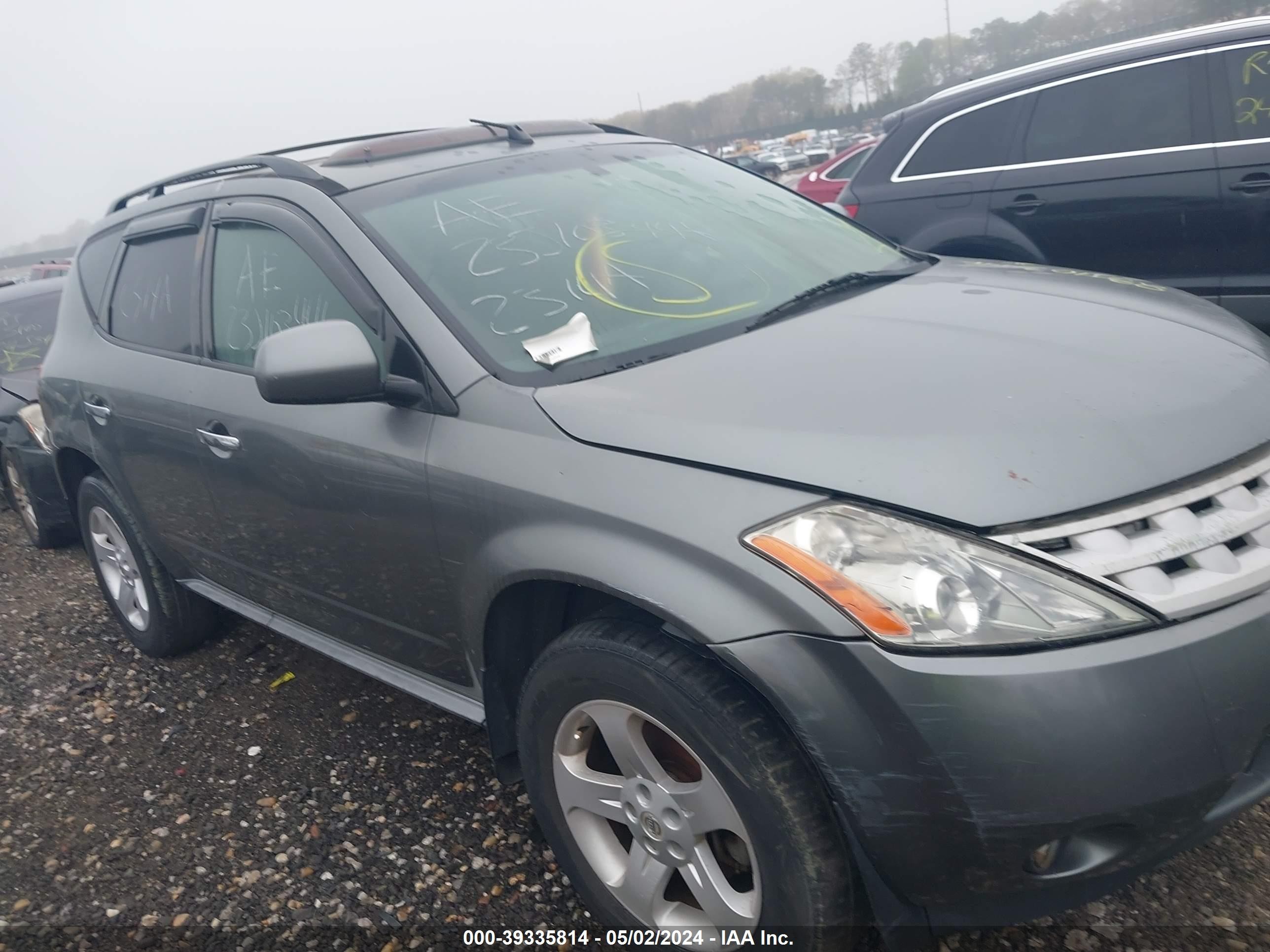 NISSAN MURANO 2005 jn8az08w55w437343