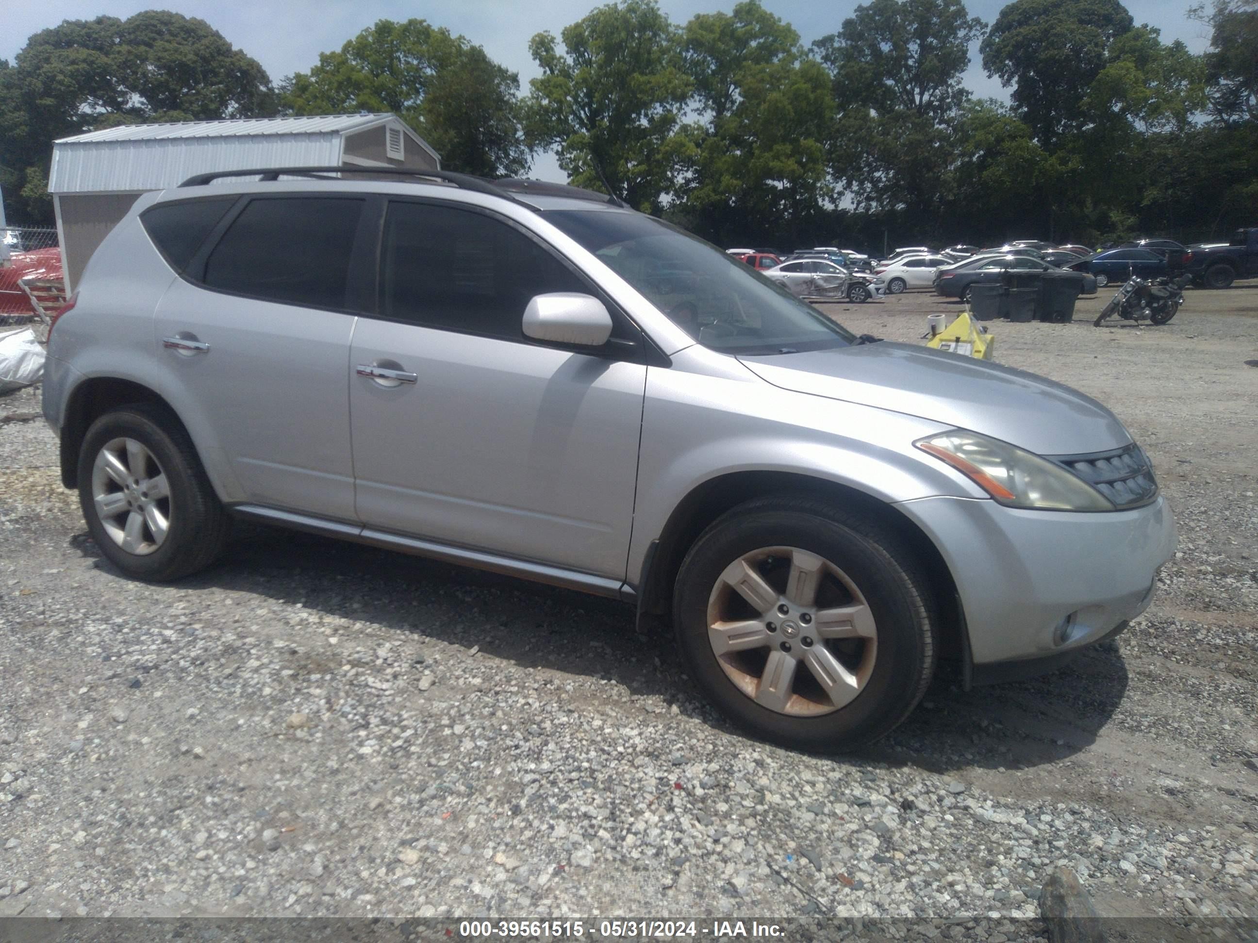 NISSAN MURANO 2007 jn8az08w57w614900