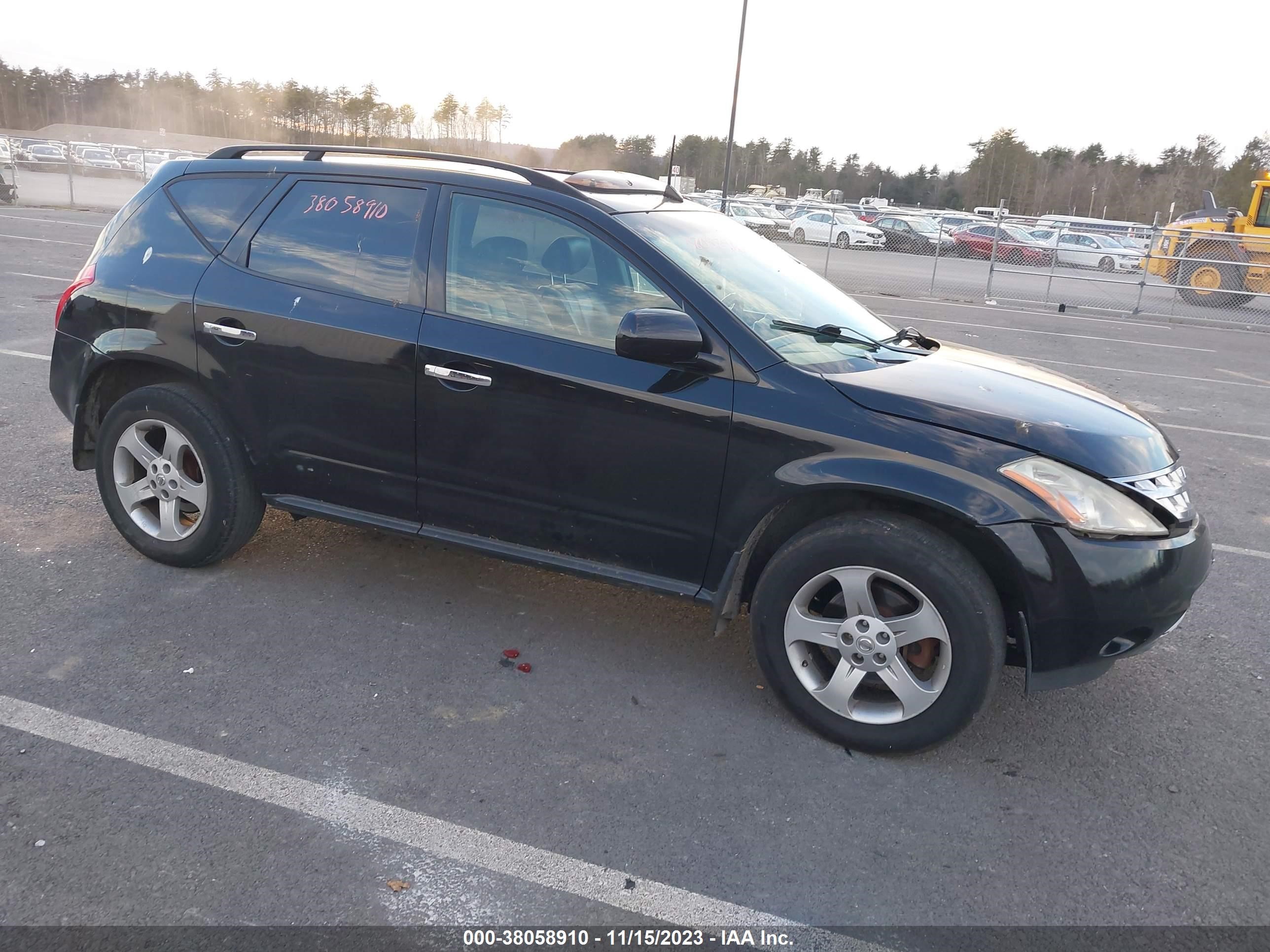 NISSAN MURANO 2004 jn8az08w64w310759