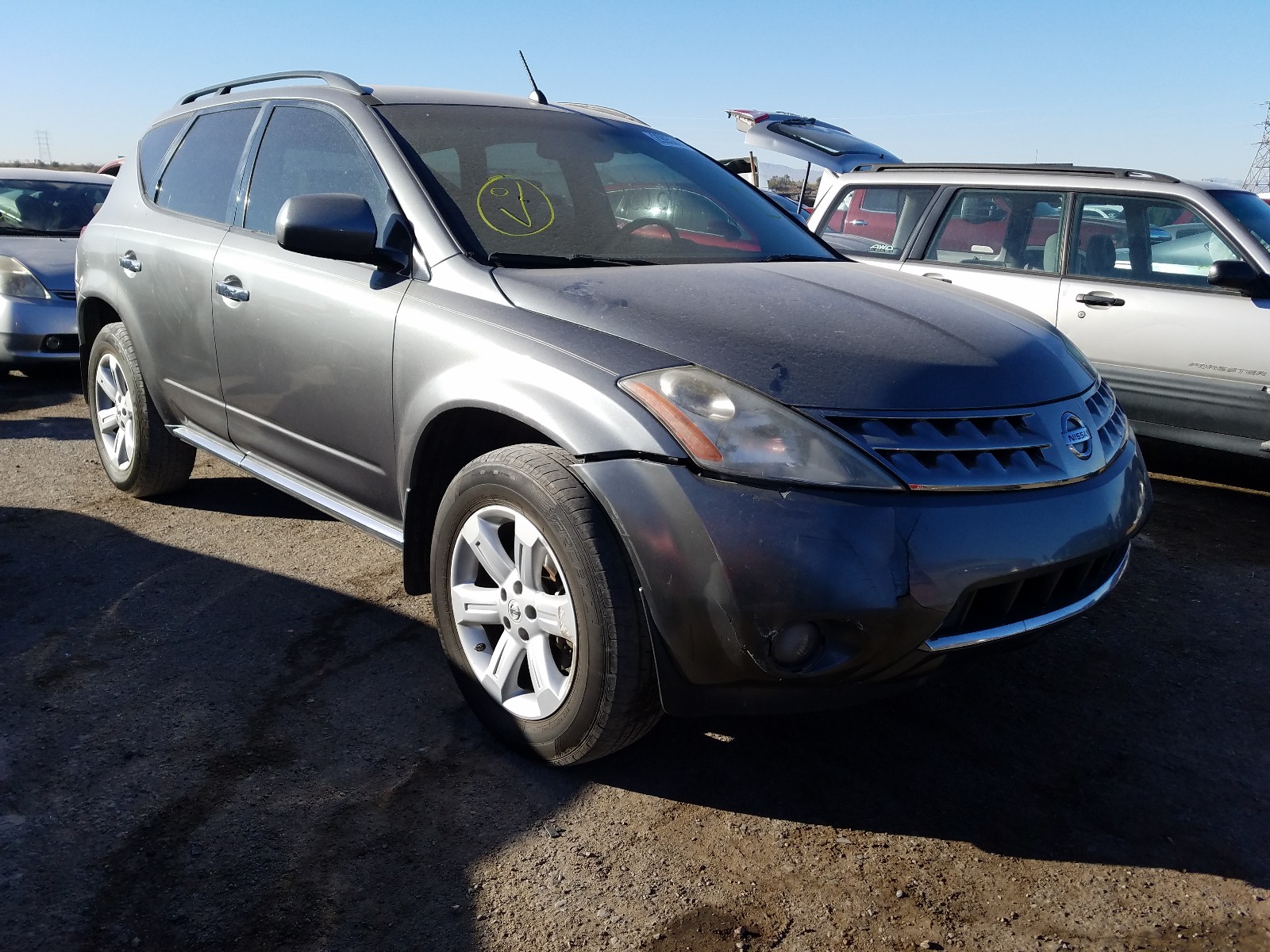 NISSAN MURANO SL 2007 jn8az08w67w619586