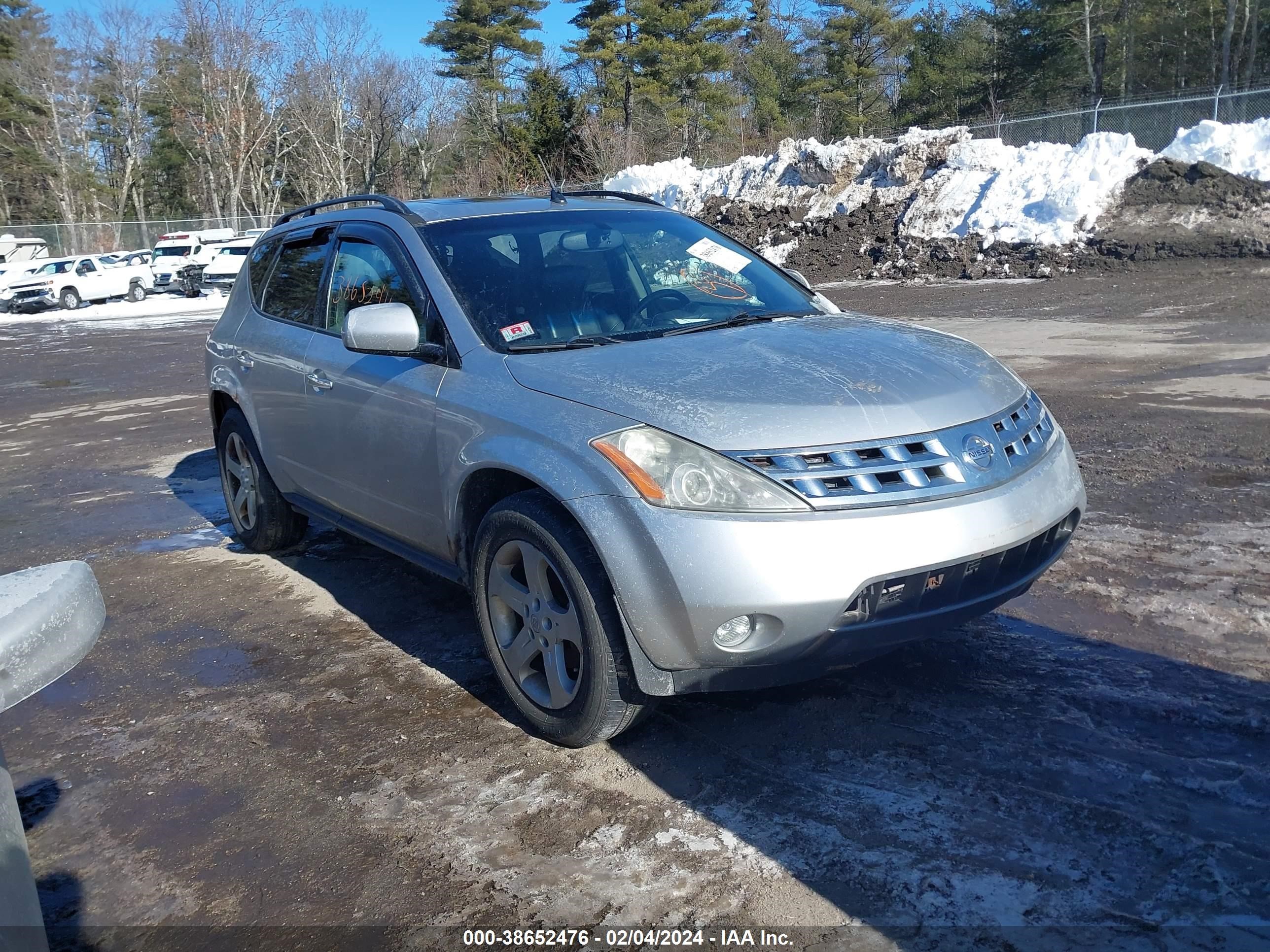 NISSAN MURANO 2003 jn8az08w73w231972