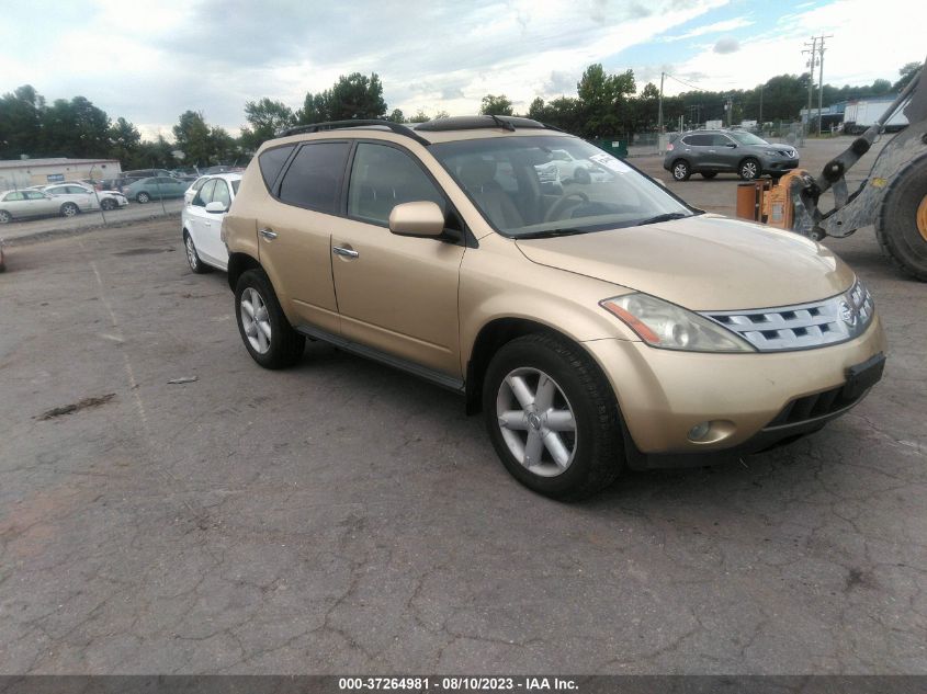 NISSAN MURANO 2004 jn8az08w74w312021