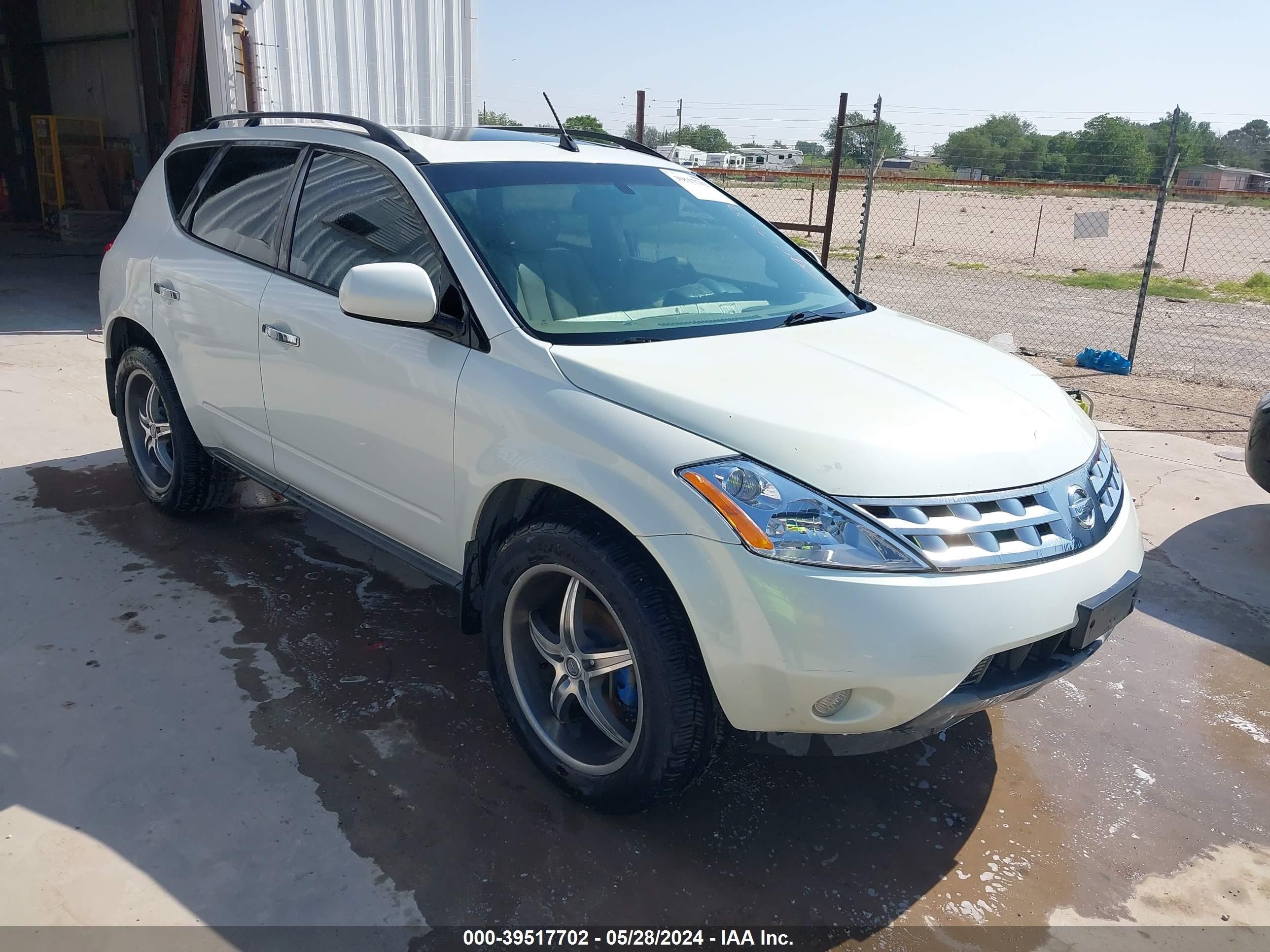 NISSAN MURANO 2004 jn8az08w74w321737