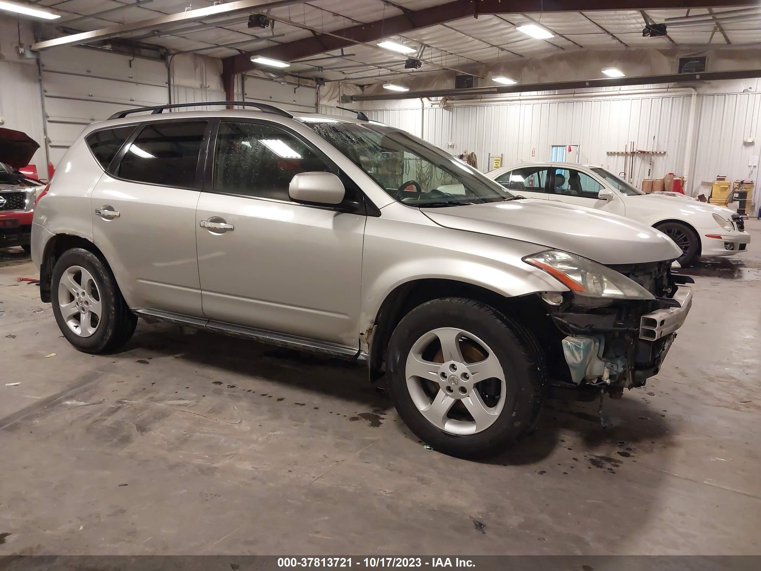 NISSAN MURANO 2004 jn8az08w74w338473