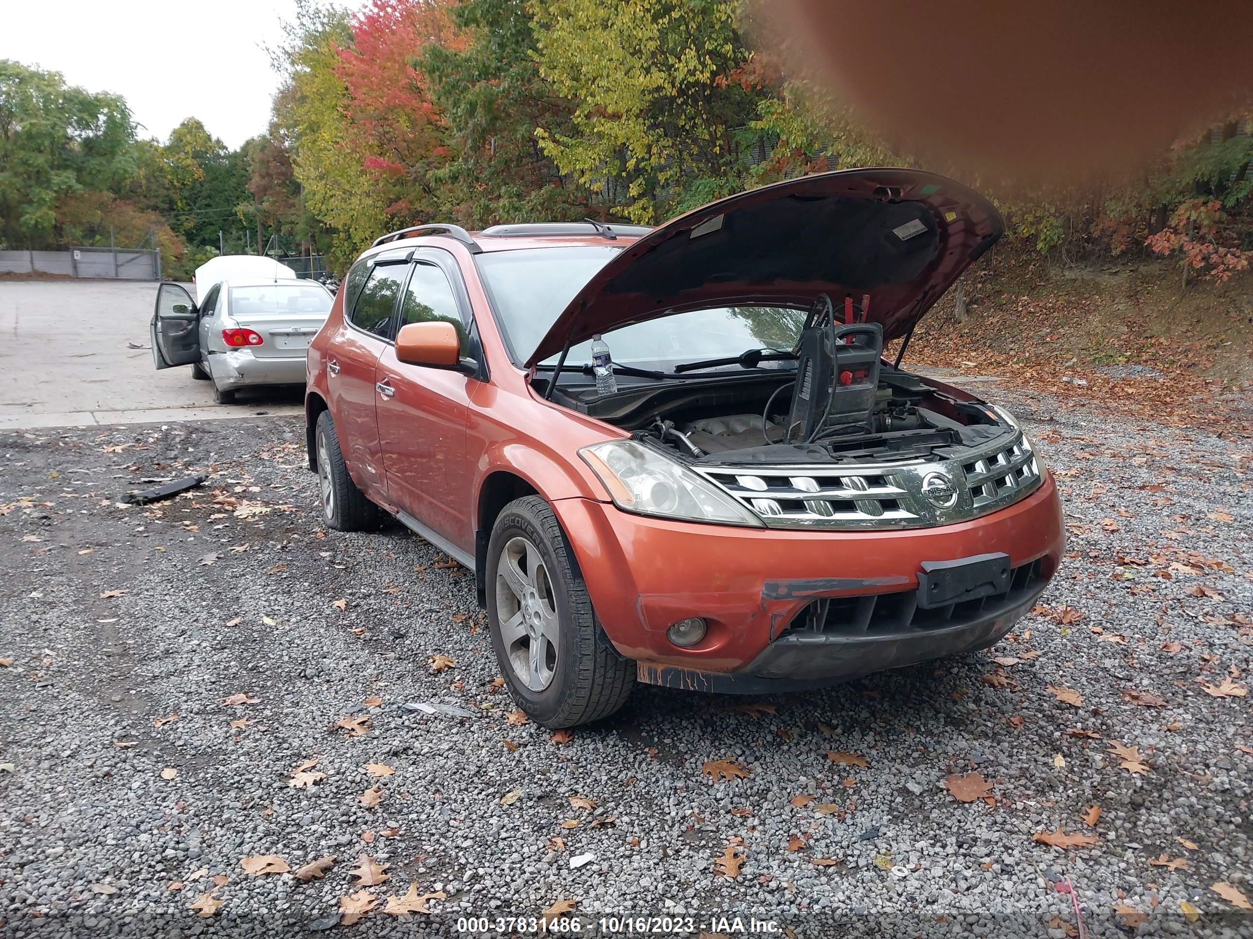 NISSAN MURANO 2005 jn8az08w75w443452