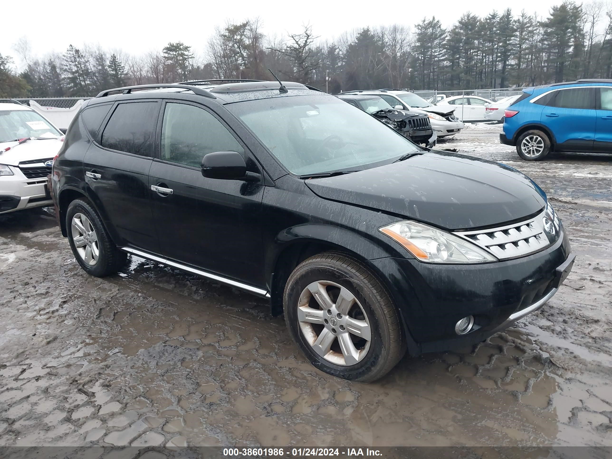 NISSAN MURANO 2007 jn8az08w77w623582