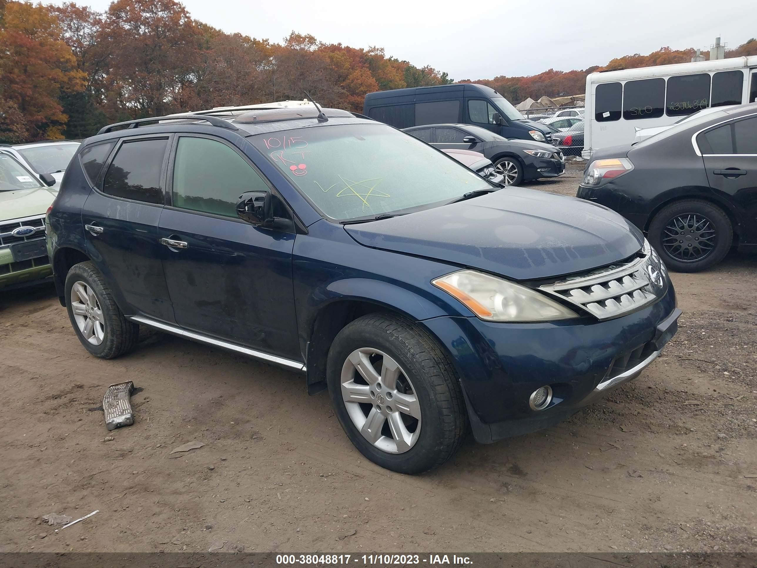 NISSAN MURANO 2007 jn8az08w77w643380