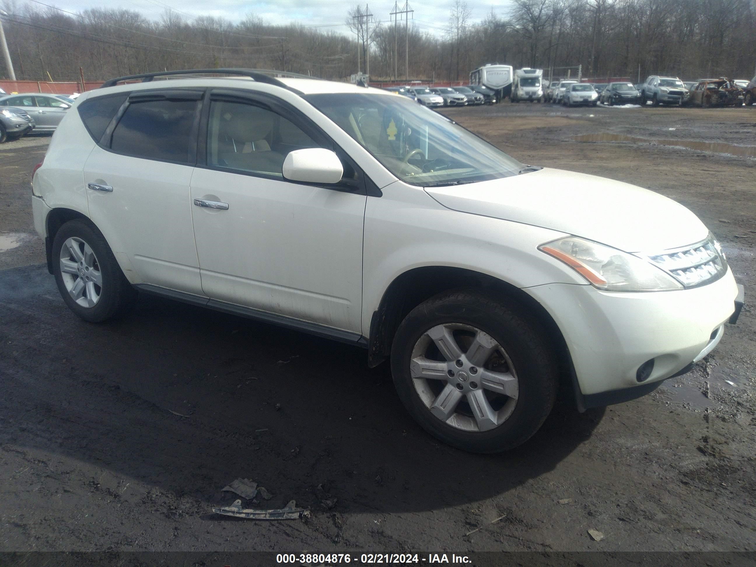 NISSAN MURANO 2007 jn8az08w77w662253