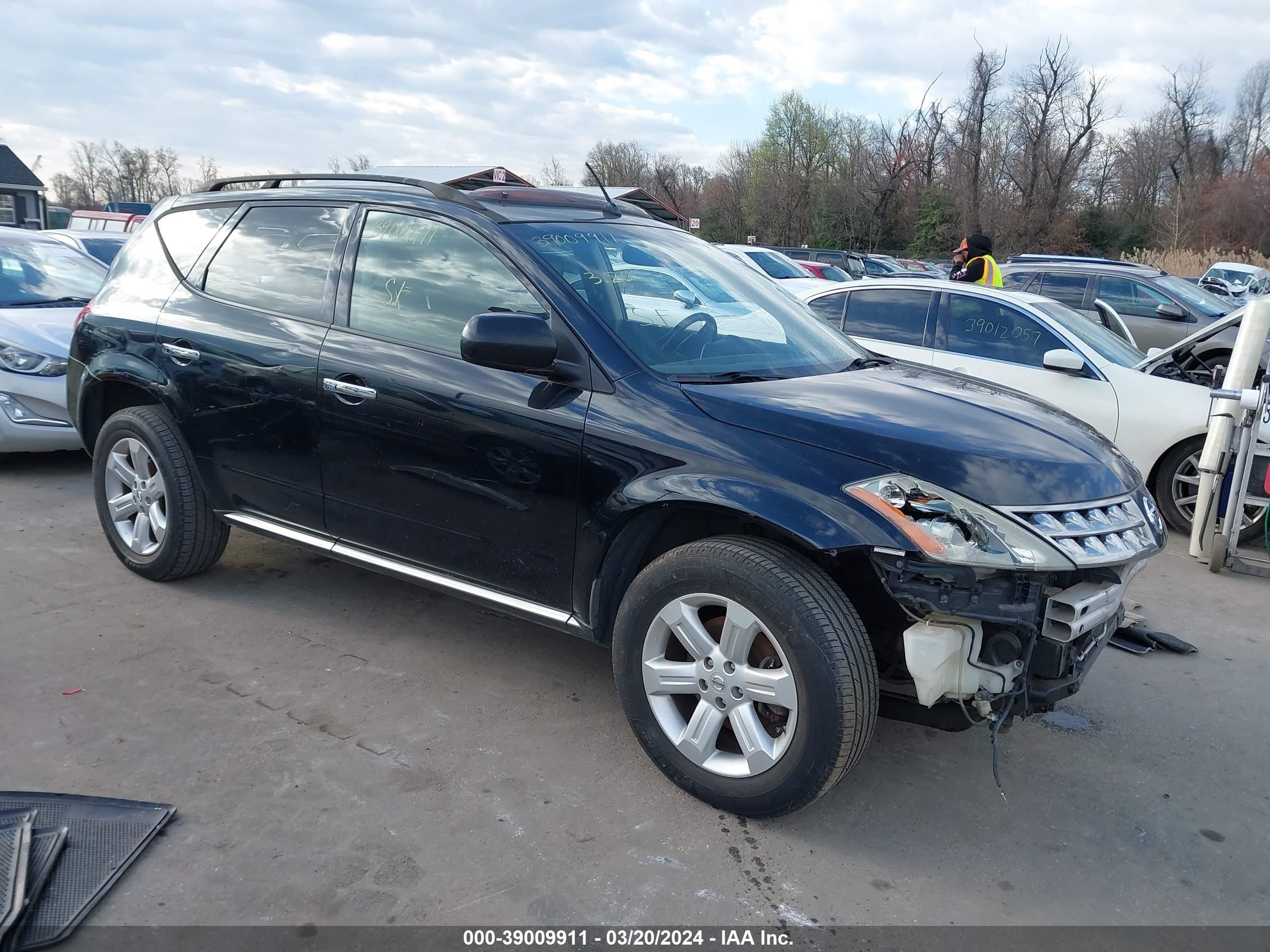 NISSAN MURANO 2007 jn8az08w77w662592