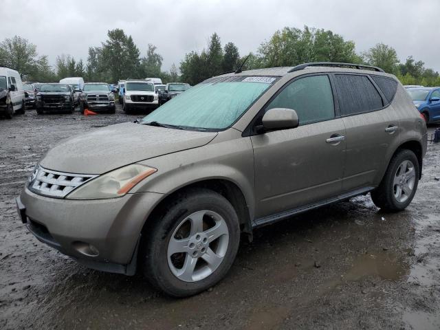 NISSAN MURANO SL 2003 jn8az08w83w203663