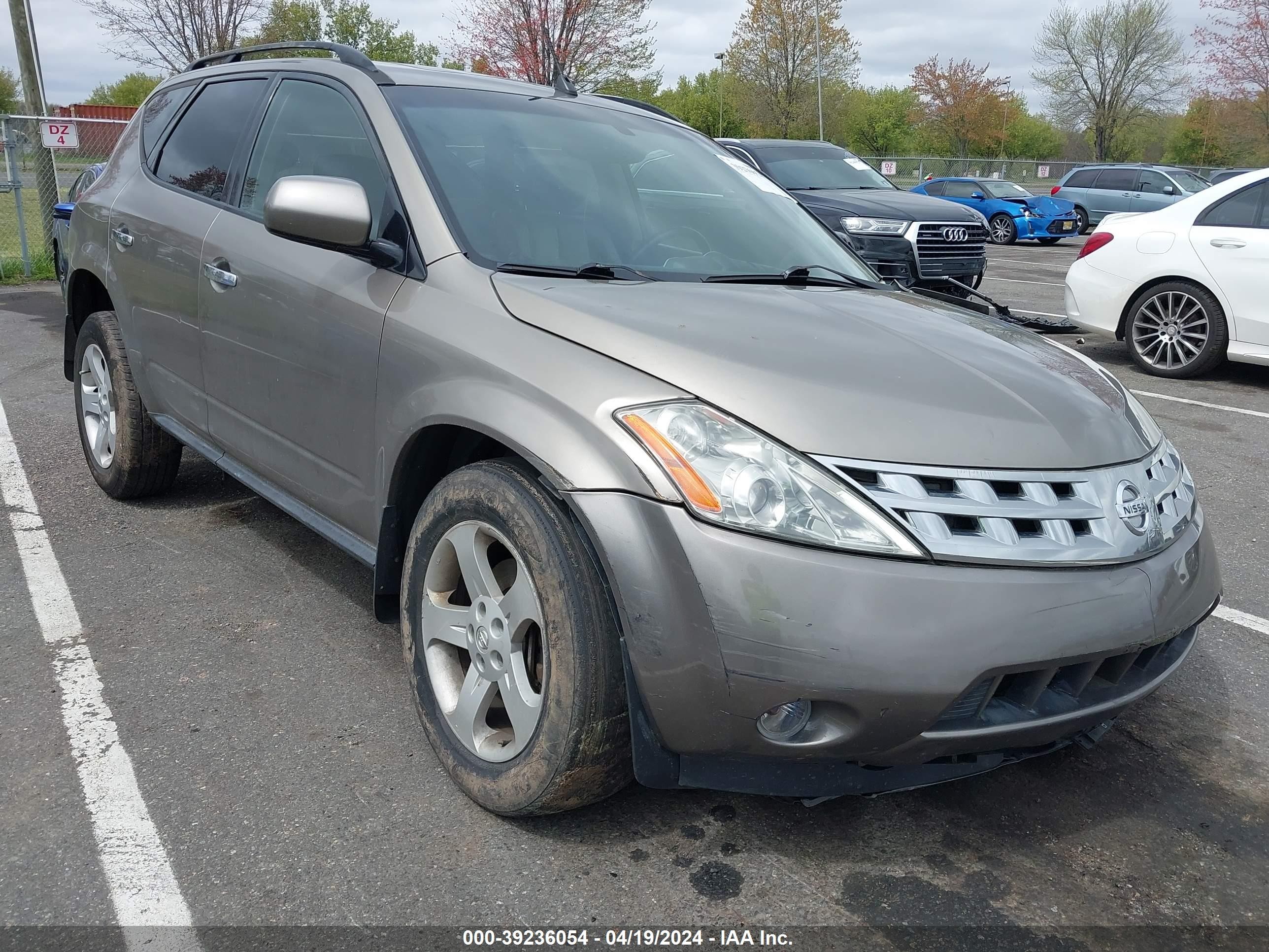 NISSAN MURANO 2003 jn8az08w83w222035