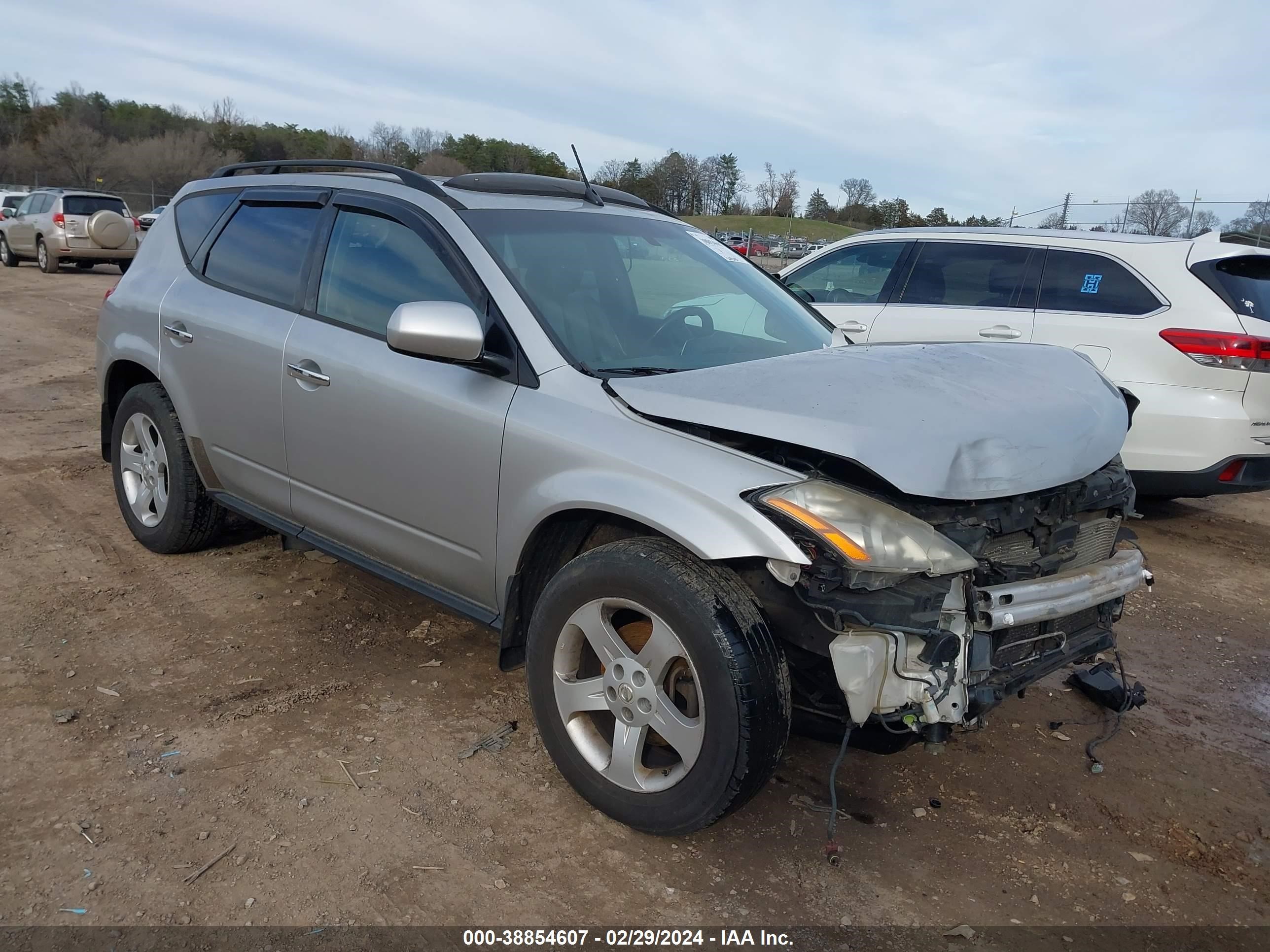 NISSAN MURANO 2003 jn8az08w83w231737