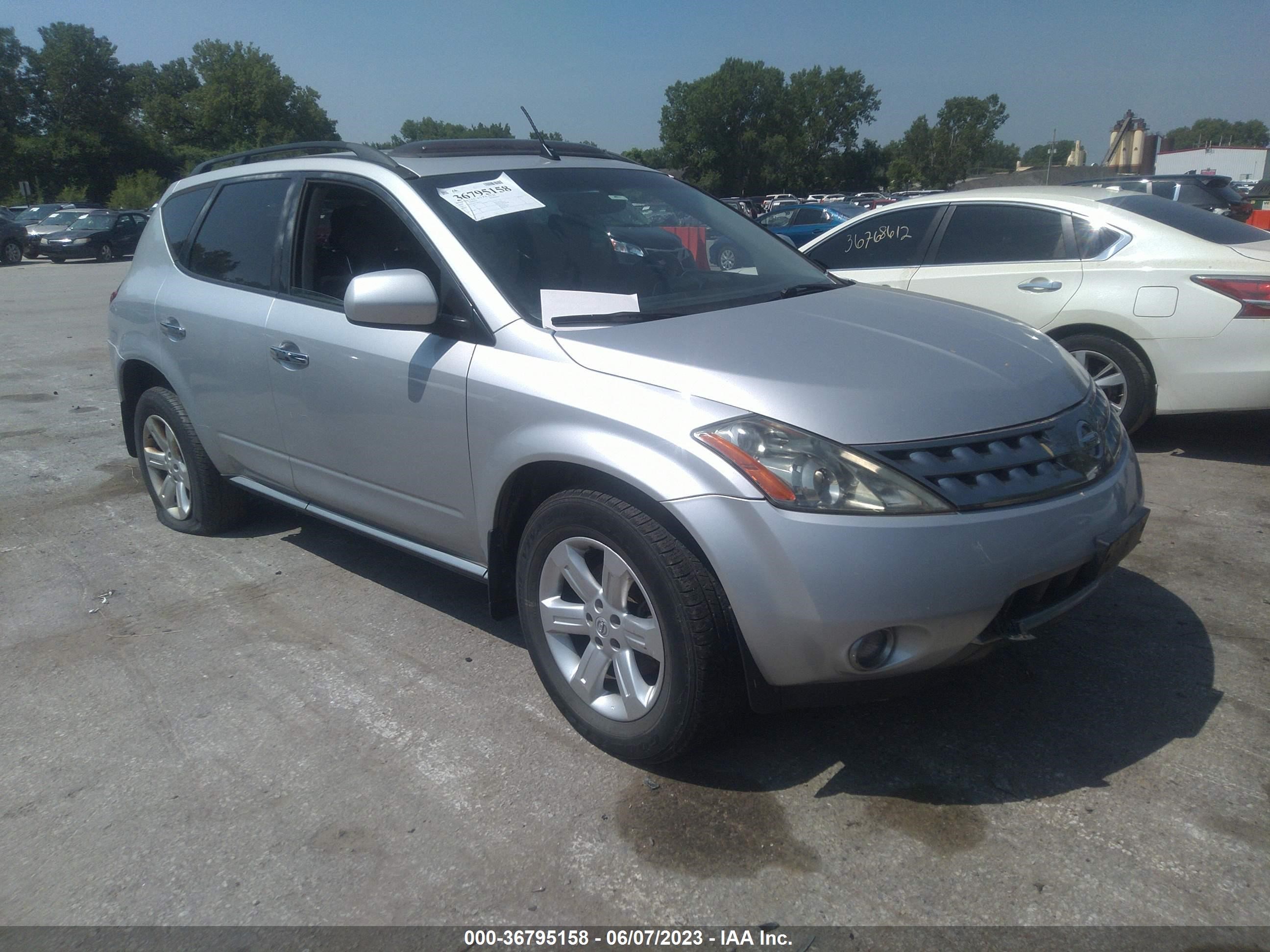 NISSAN MURANO 2006 jn8az08w86w504440