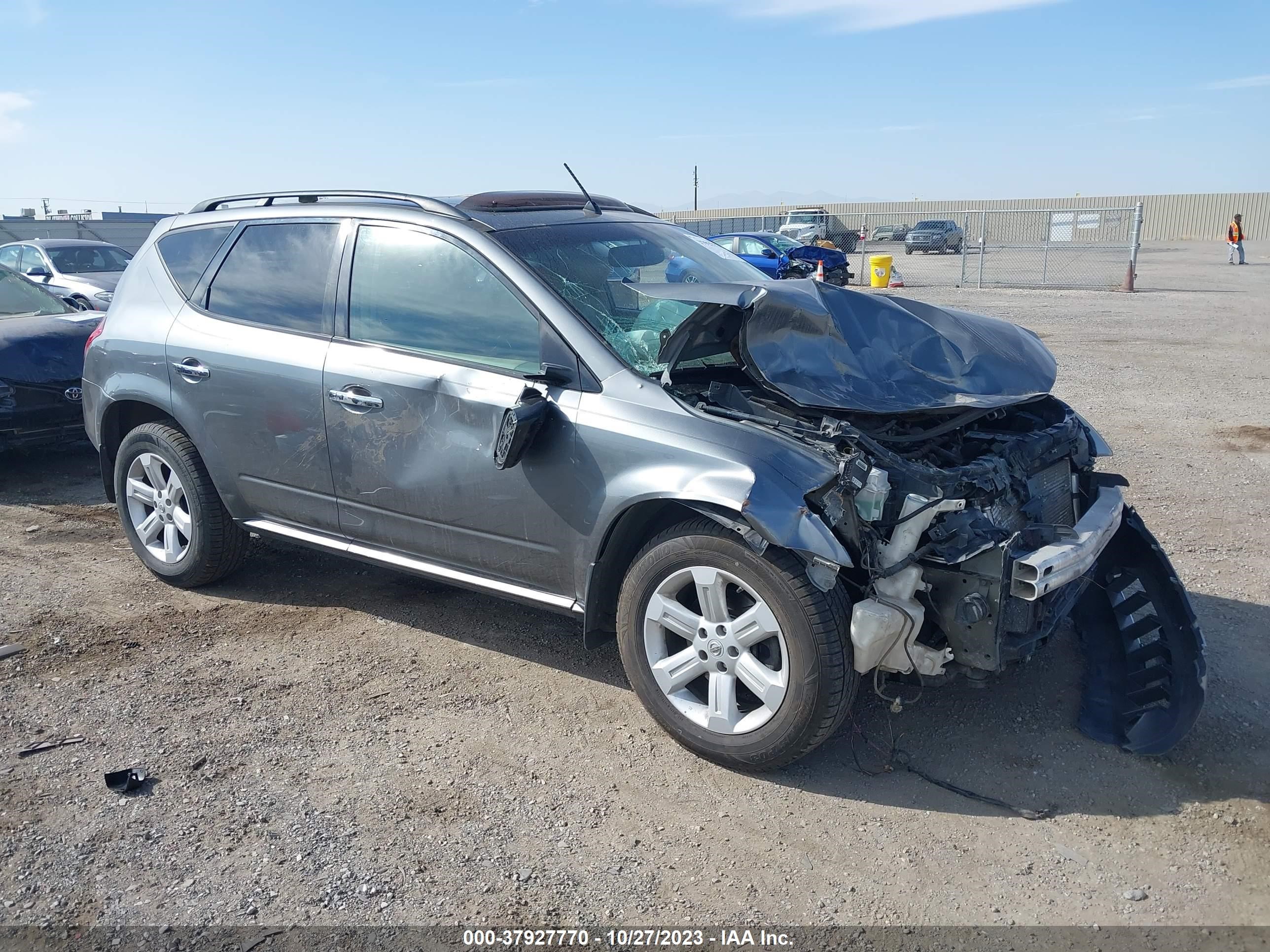 NISSAN MURANO 2007 jn8az08w87w603311