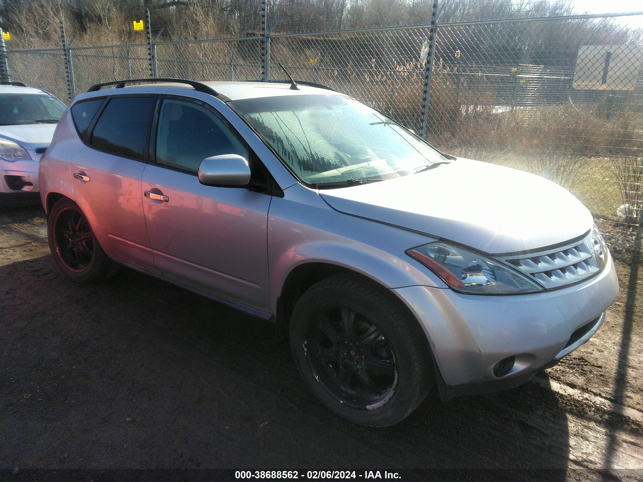 NISSAN MURANO 2007 jn8az08w87w628127