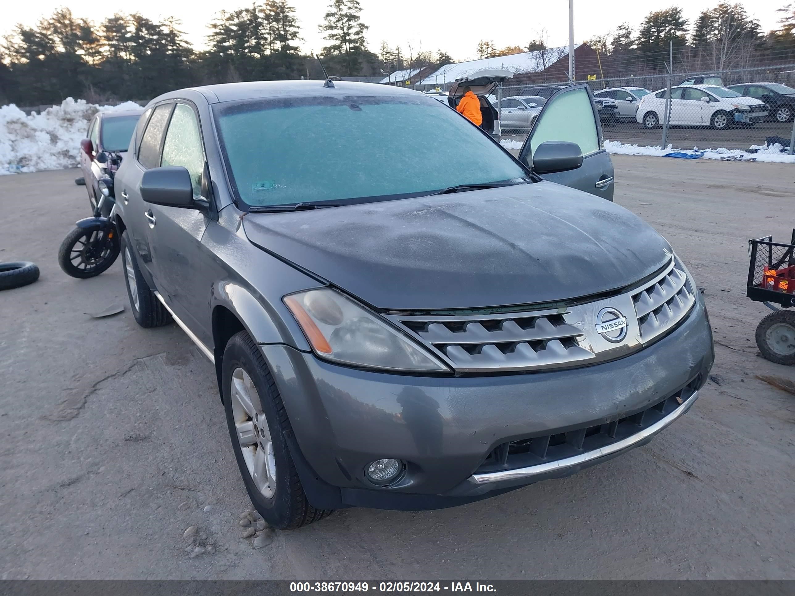 NISSAN MURANO 2007 jn8az08w87w655652