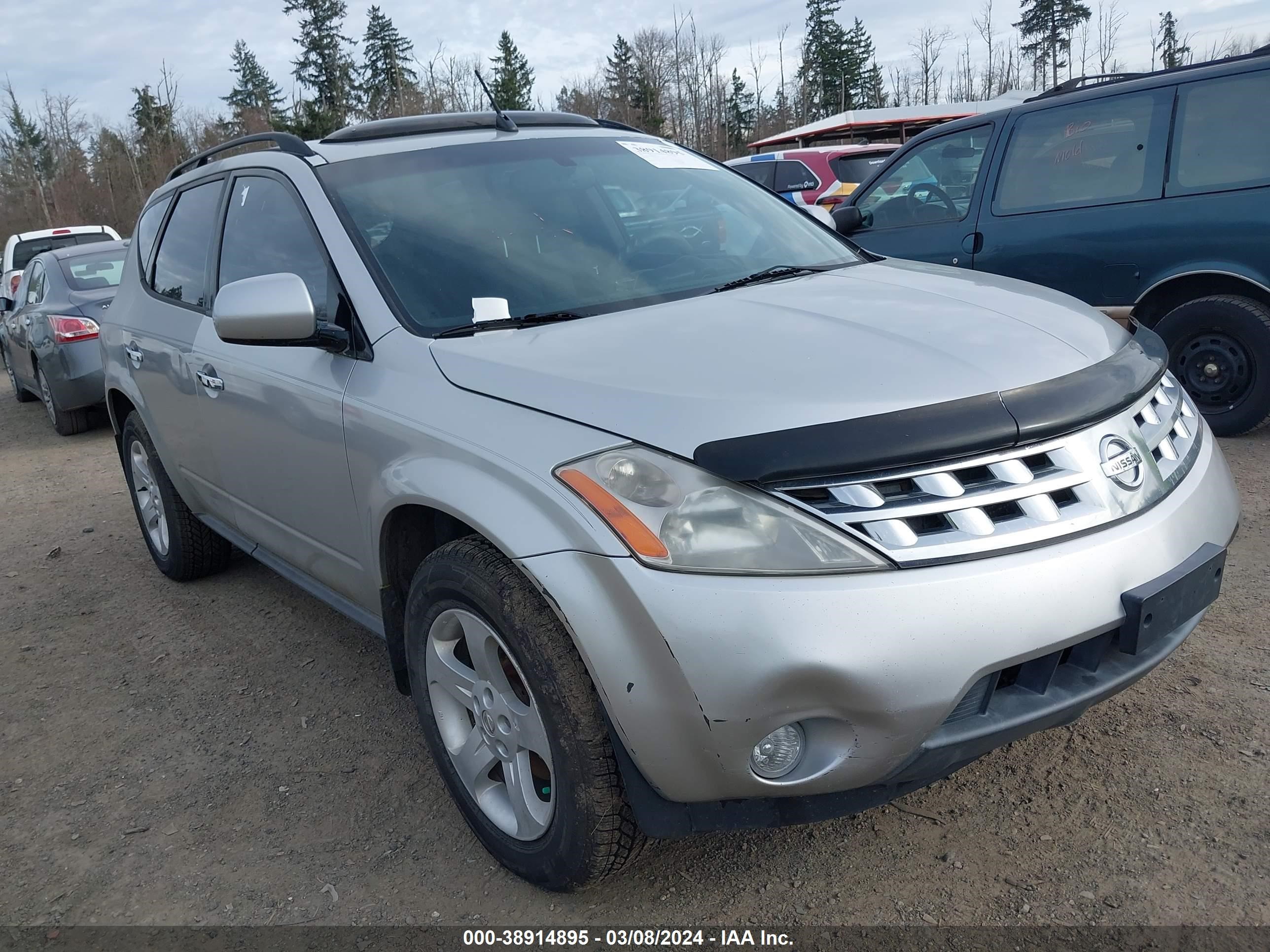 NISSAN MURANO 2003 jn8az08w93w234159