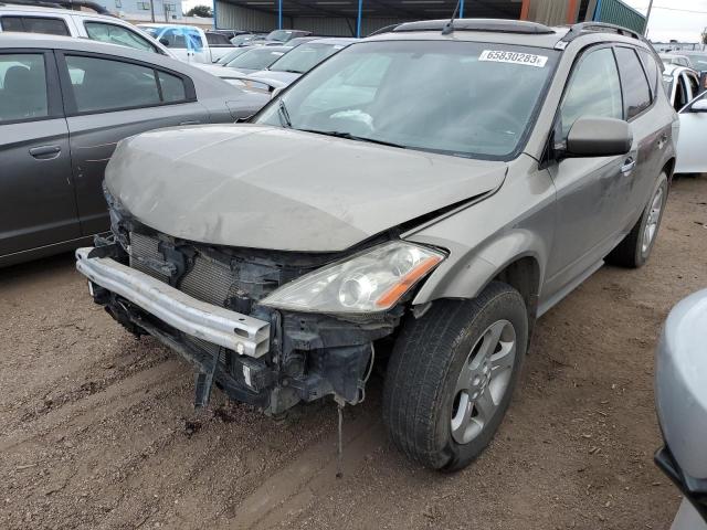 NISSAN MURANO SL 2003 jn8az08w93w236493