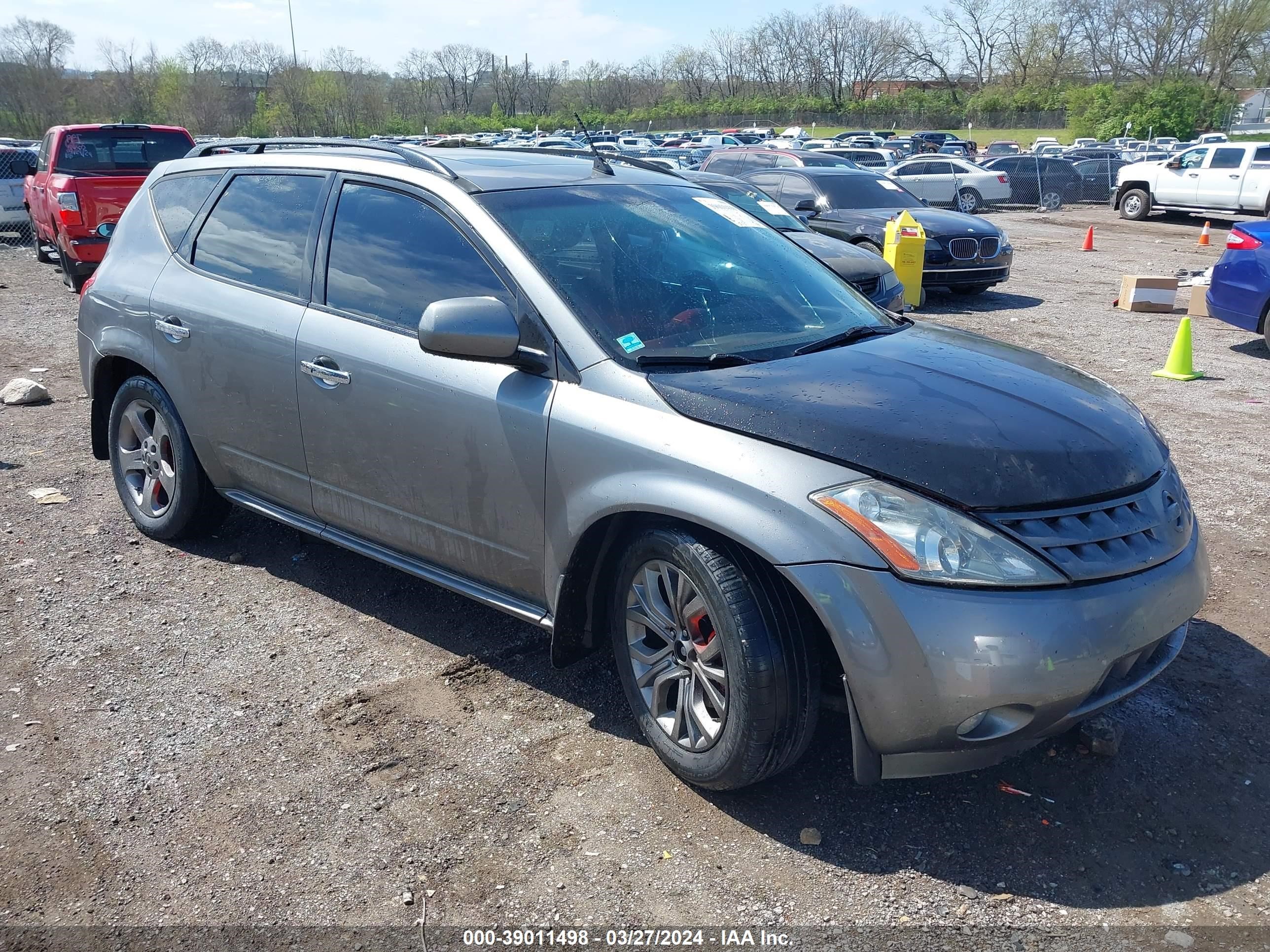 NISSAN MURANO 2005 jn8az08w95w440309