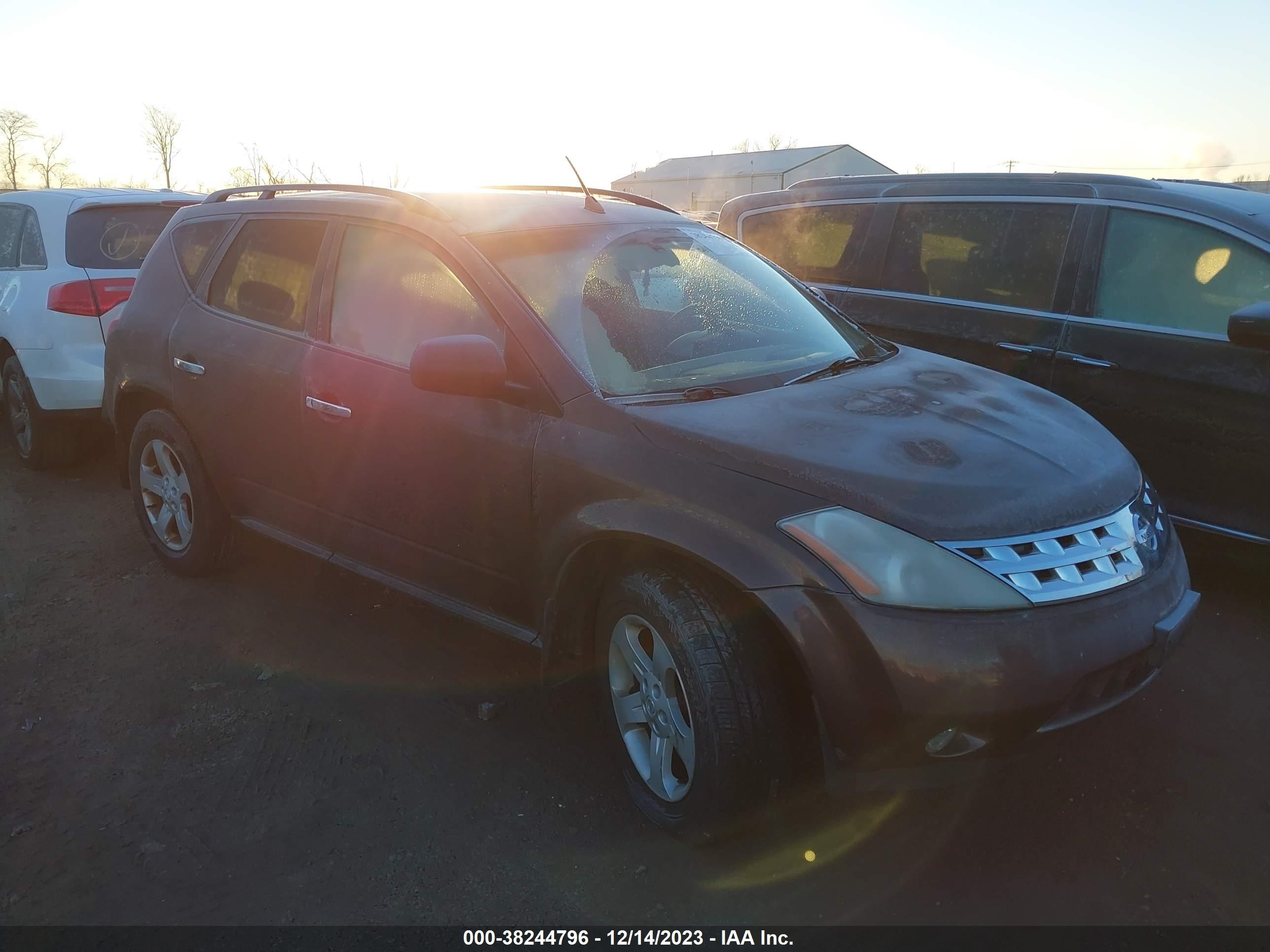 NISSAN MURANO 2004 jn8az08wx4w333641