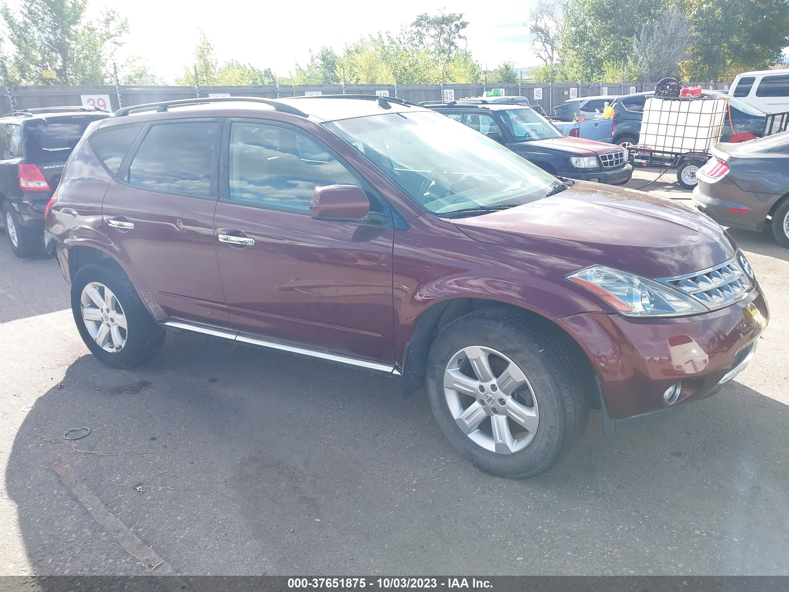 NISSAN MURANO 2006 jn8az08wx6w507758