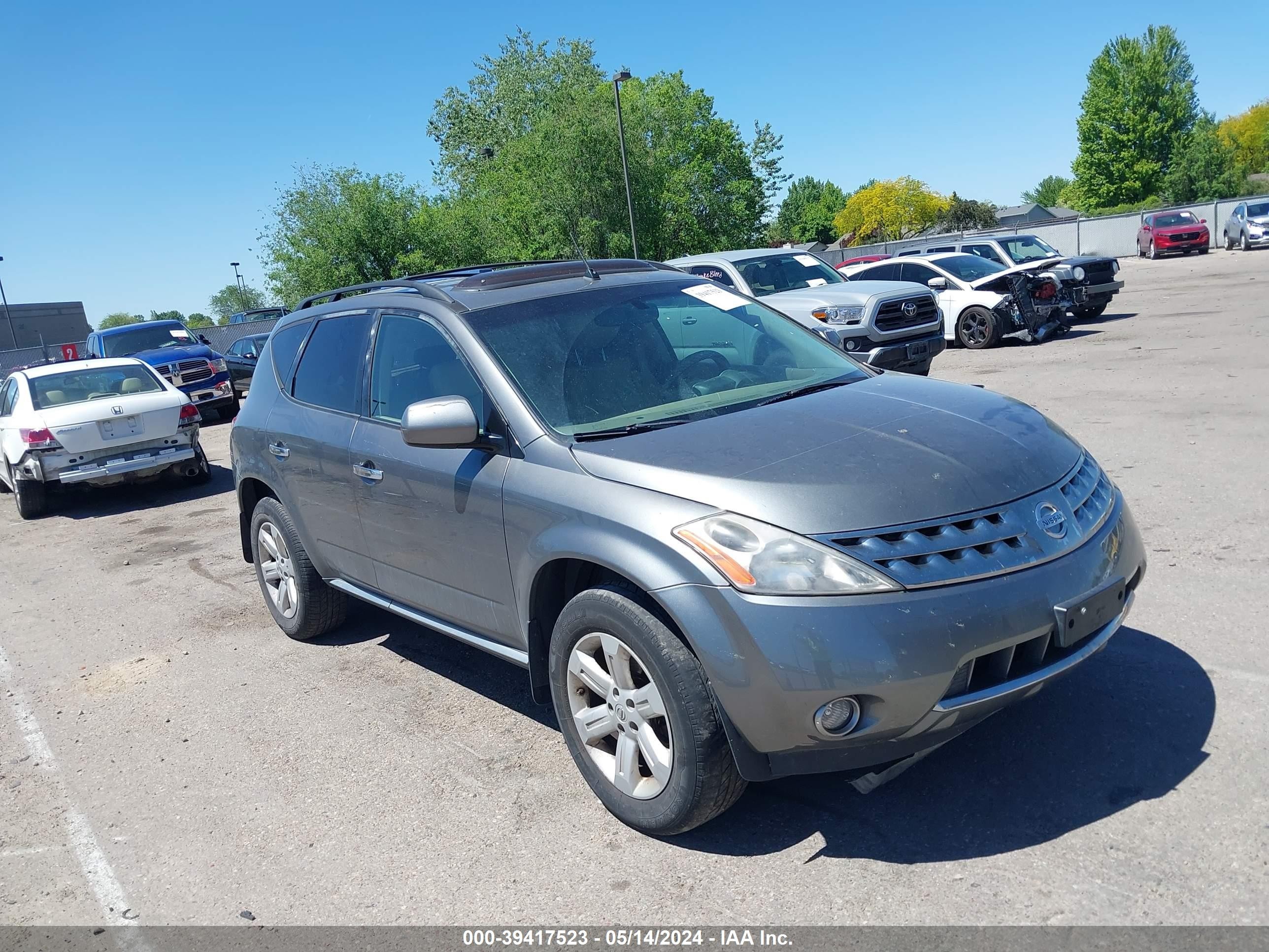 NISSAN MURANO 2007 jn8az08wx7w612673