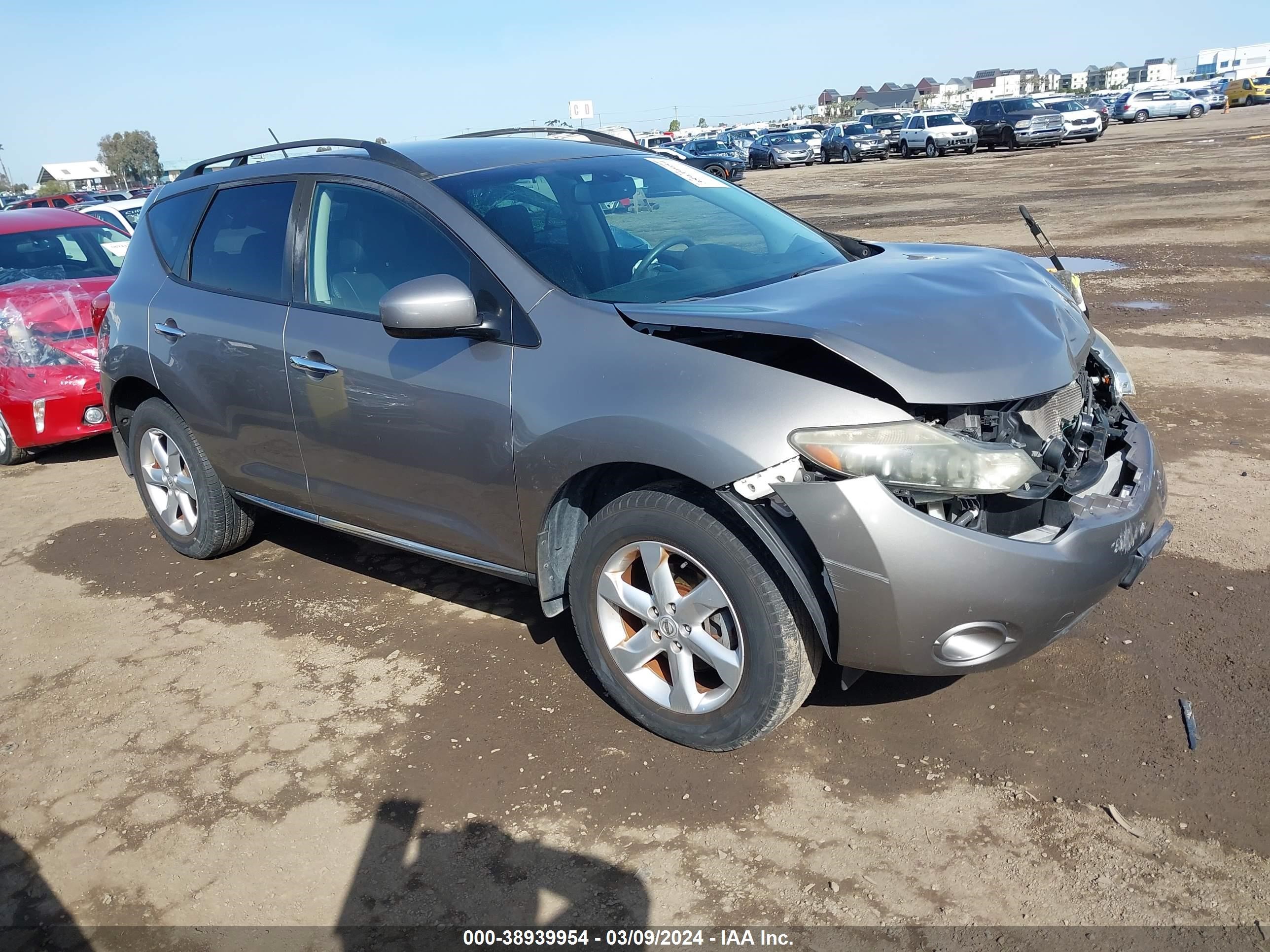 NISSAN MURANO 2009 jn8az18u09w025549