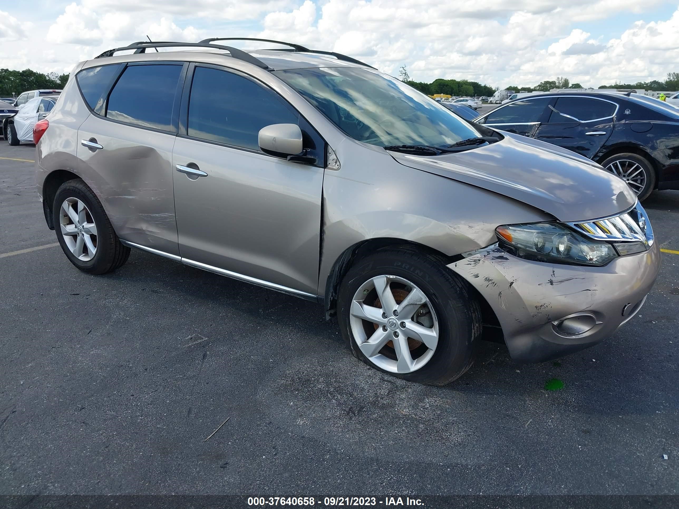 NISSAN MURANO 2009 jn8az18u29w021079