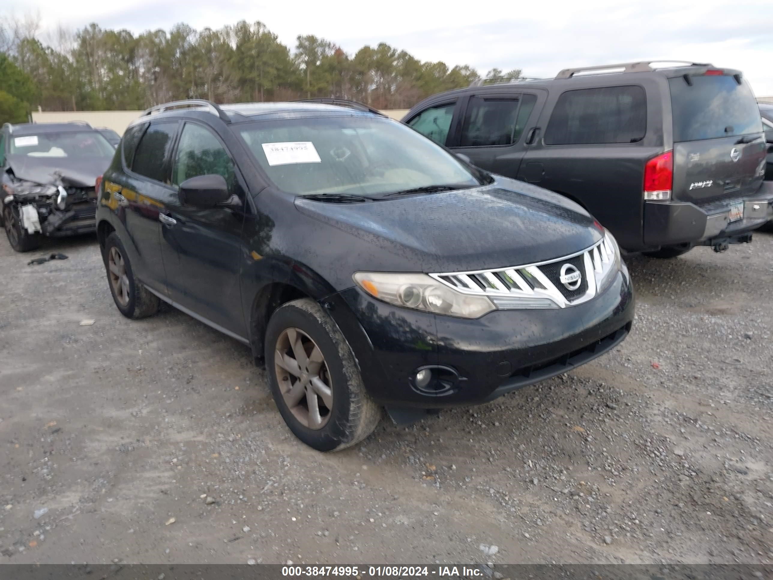 NISSAN MURANO 2009 jn8az18u29w105791