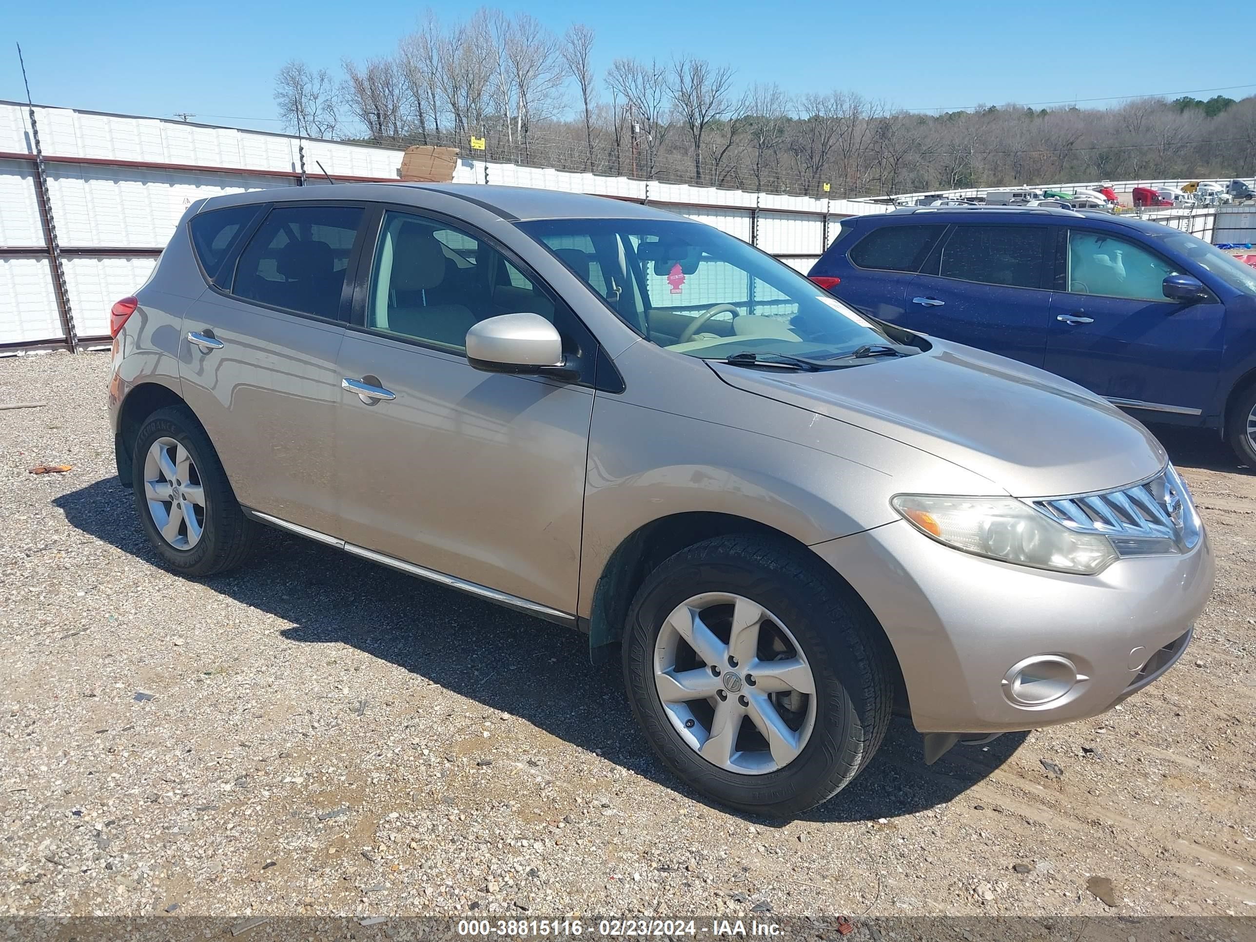 NISSAN MURANO 2009 jn8az18u39w014013