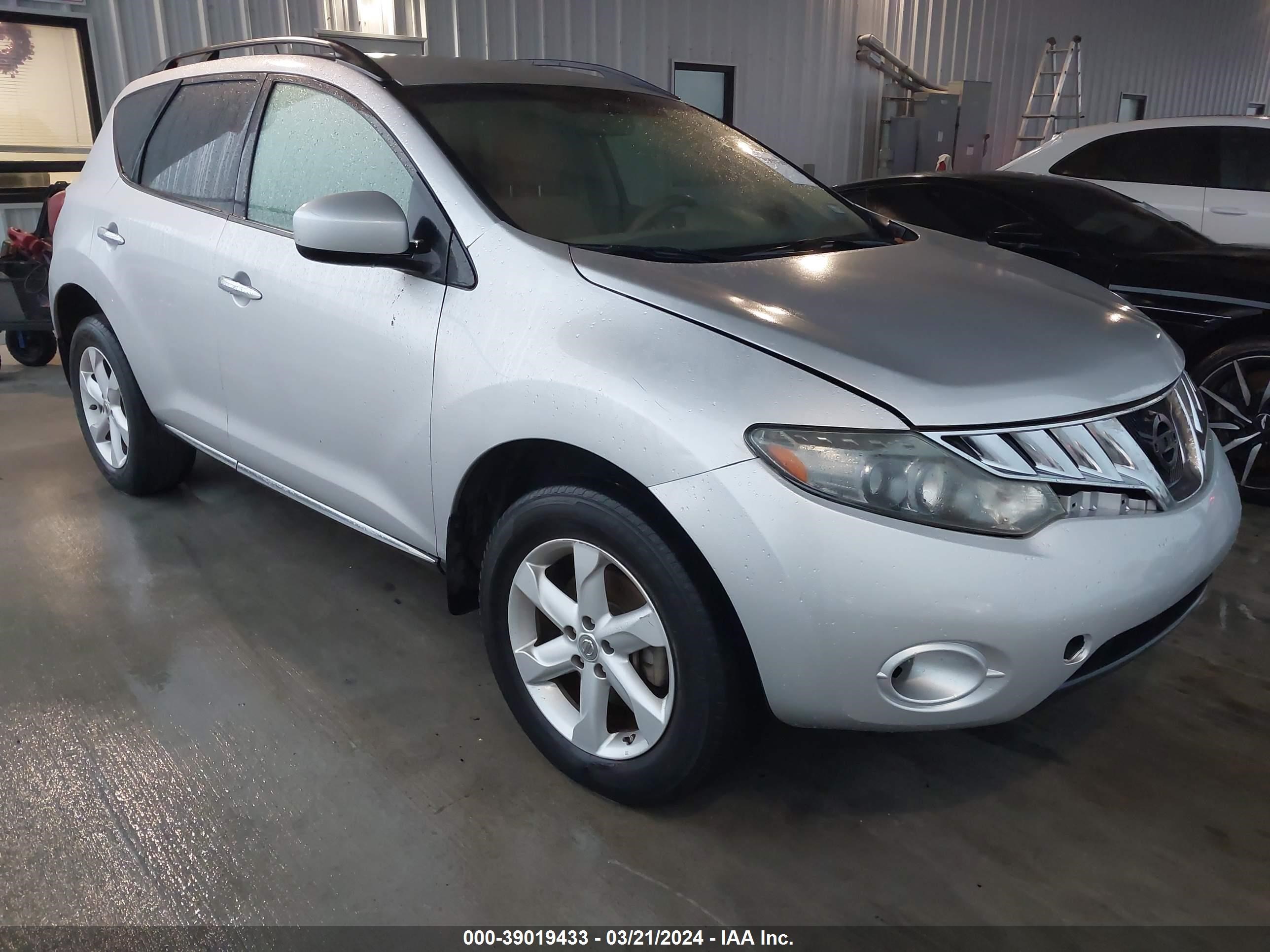 NISSAN MURANO 2009 jn8az18u39w021494