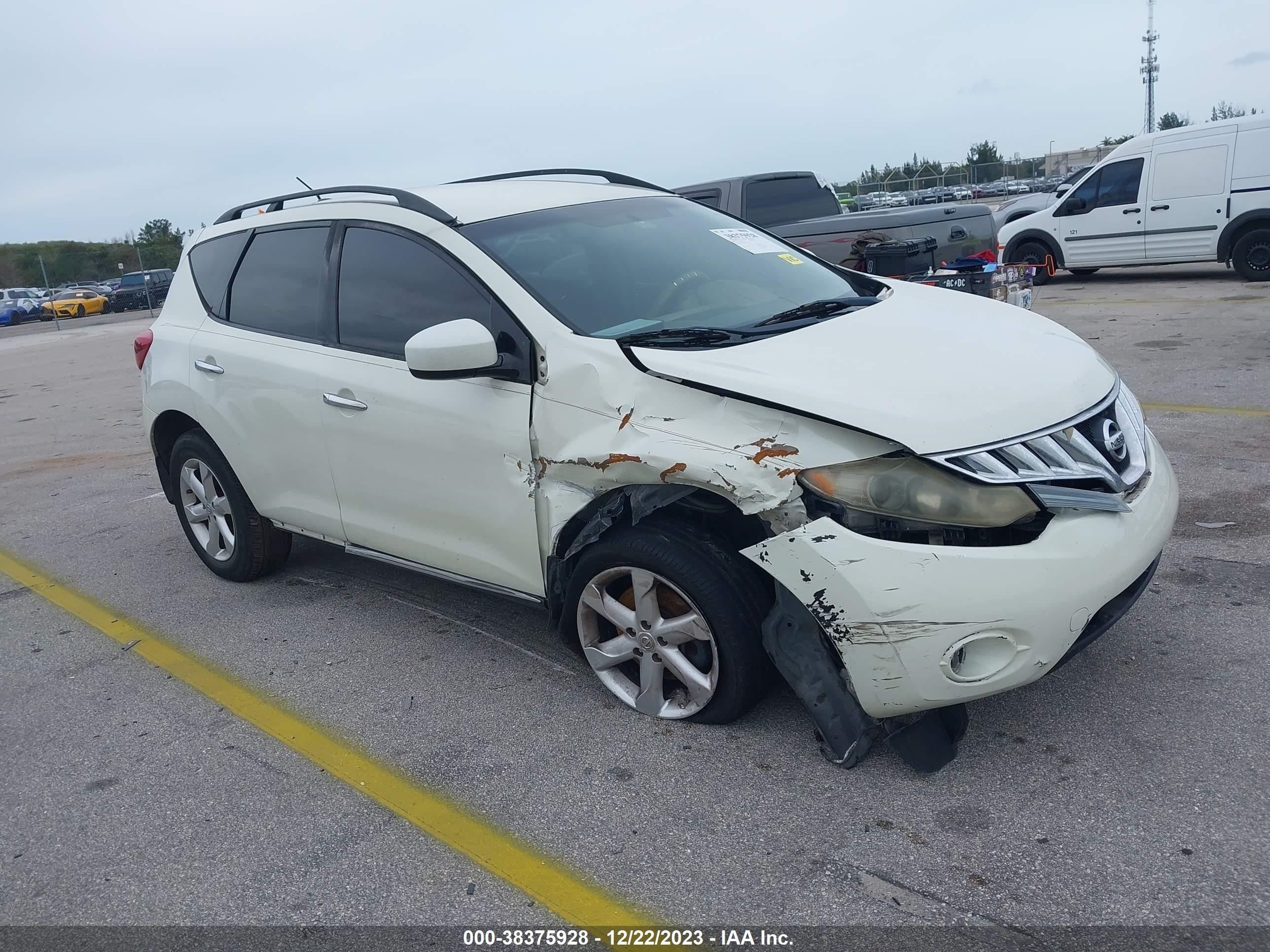 NISSAN MURANO 2009 jn8az18u39w022533