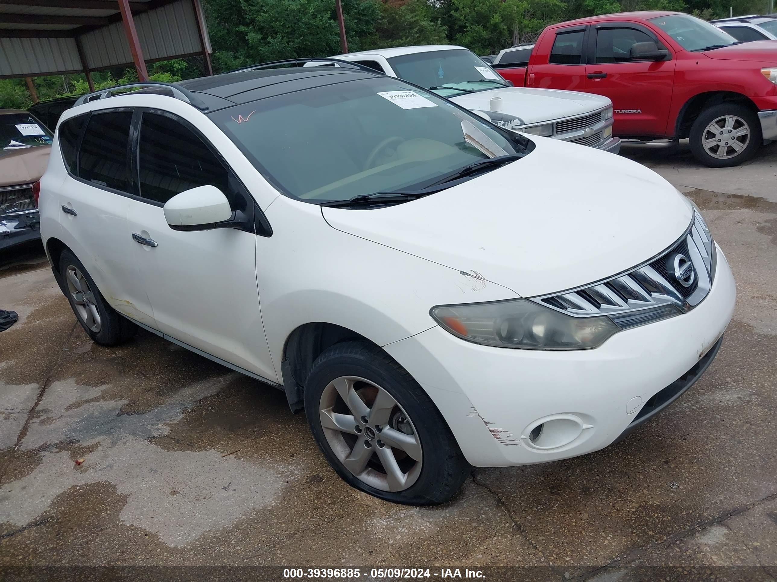 NISSAN MURANO 2009 jn8az18u39w104844