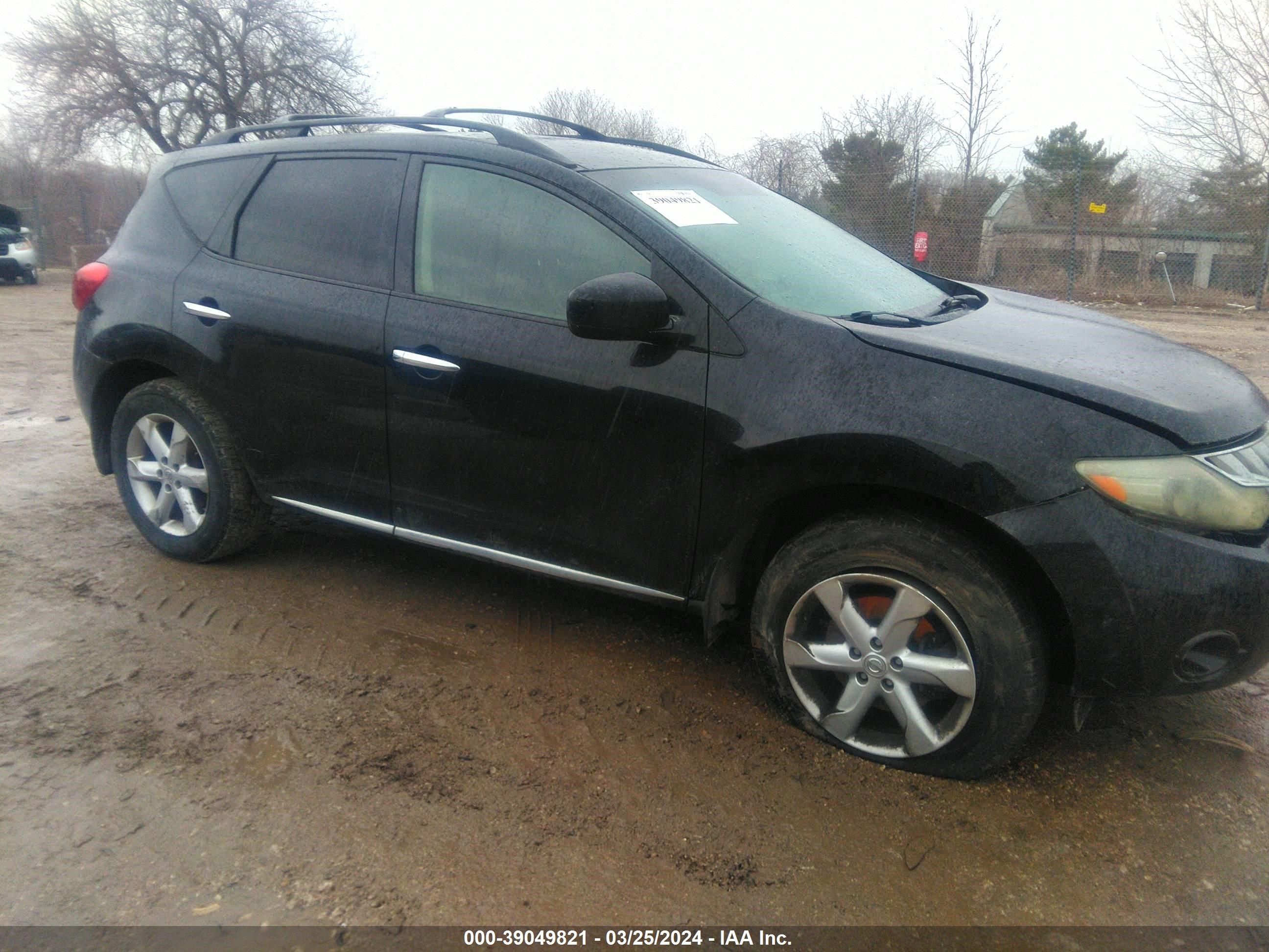 NISSAN MURANO 2009 jn8az18u49w000525