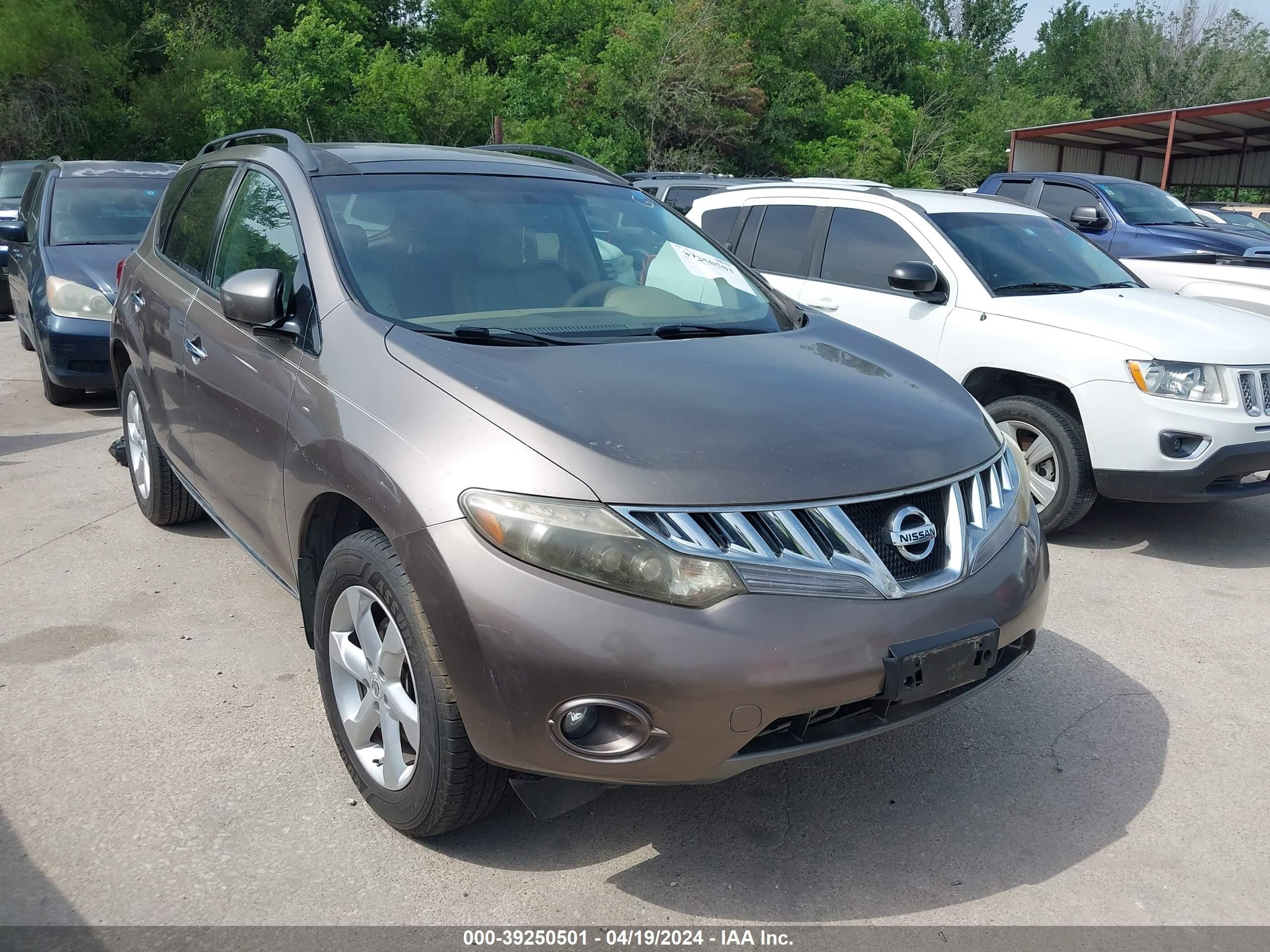 NISSAN MURANO 2009 jn8az18u49w003926