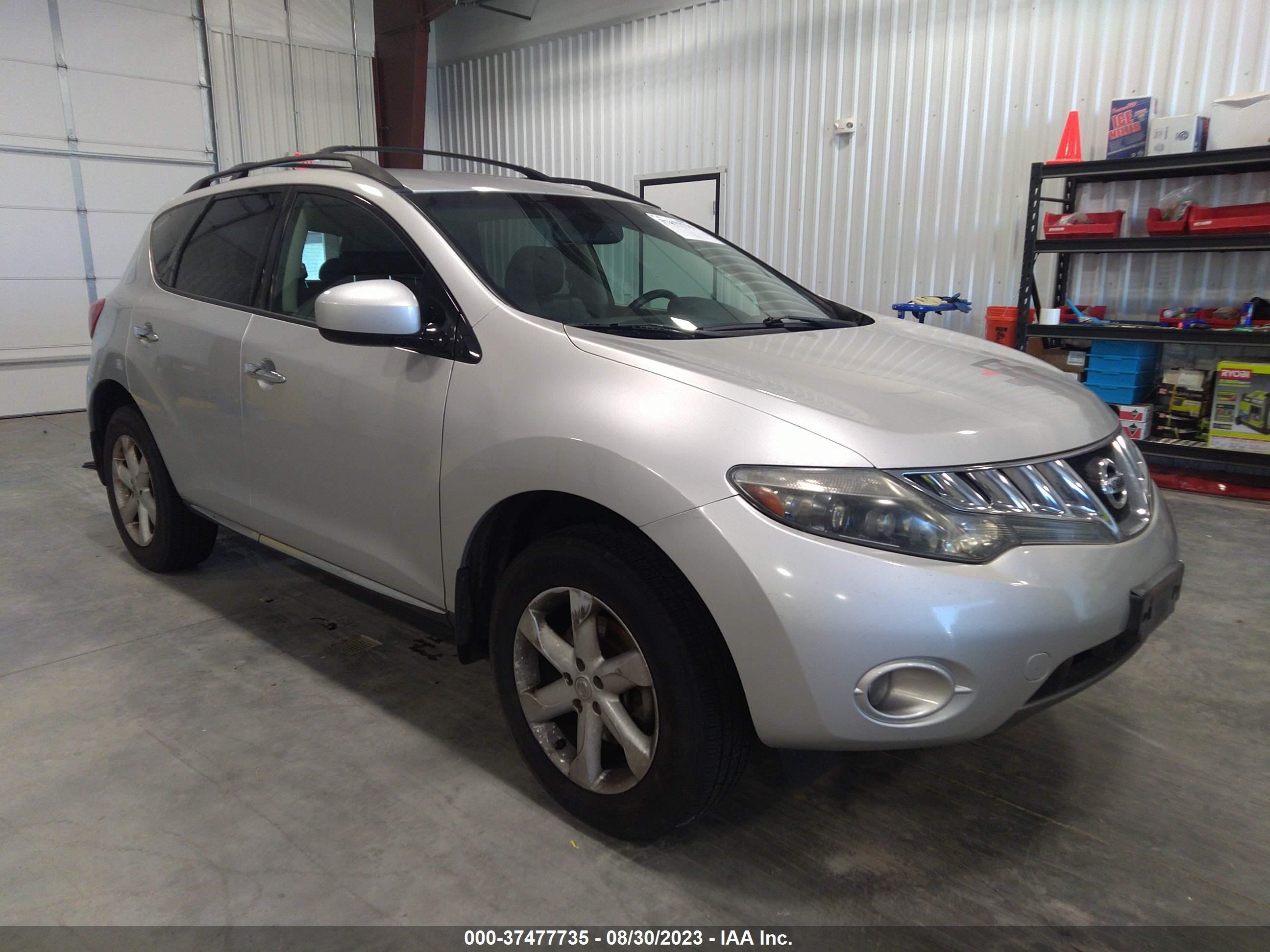 NISSAN MURANO 2009 jn8az18u49w007118